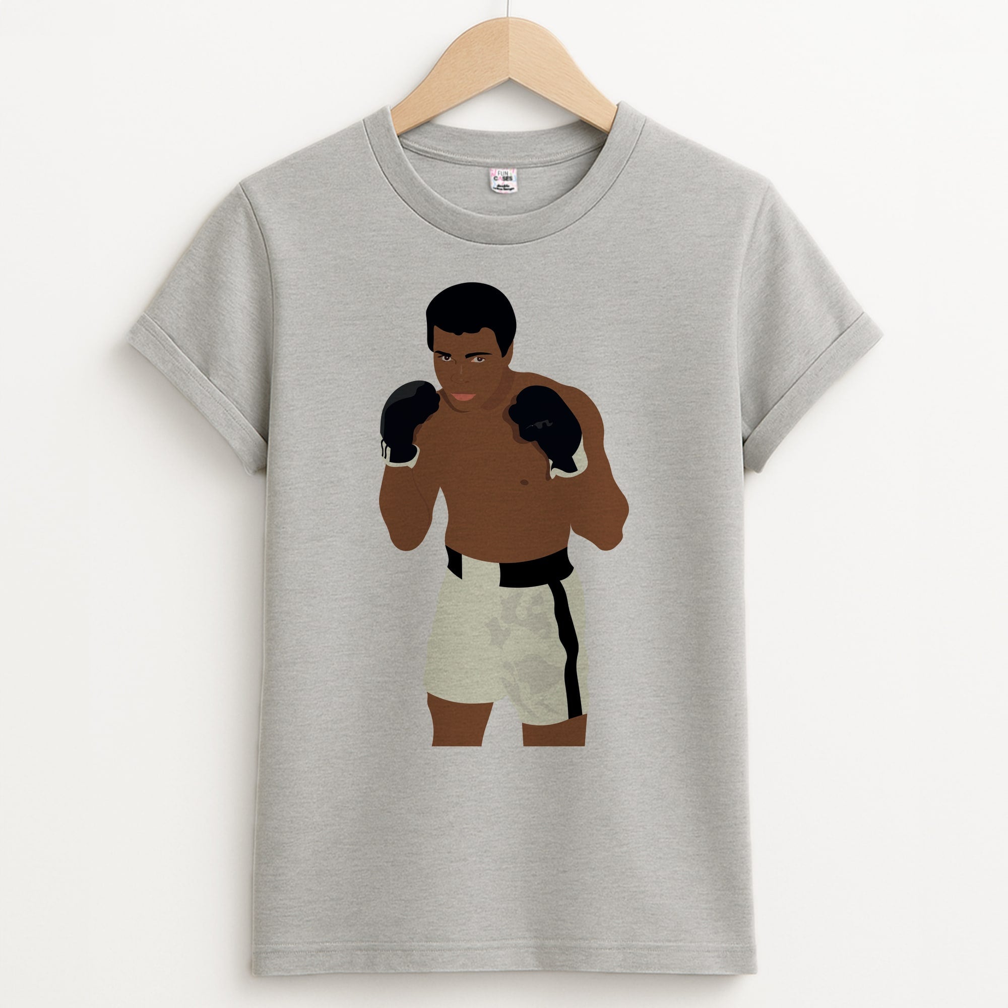 Ali - Boxing Unisex Grey T-Shirt