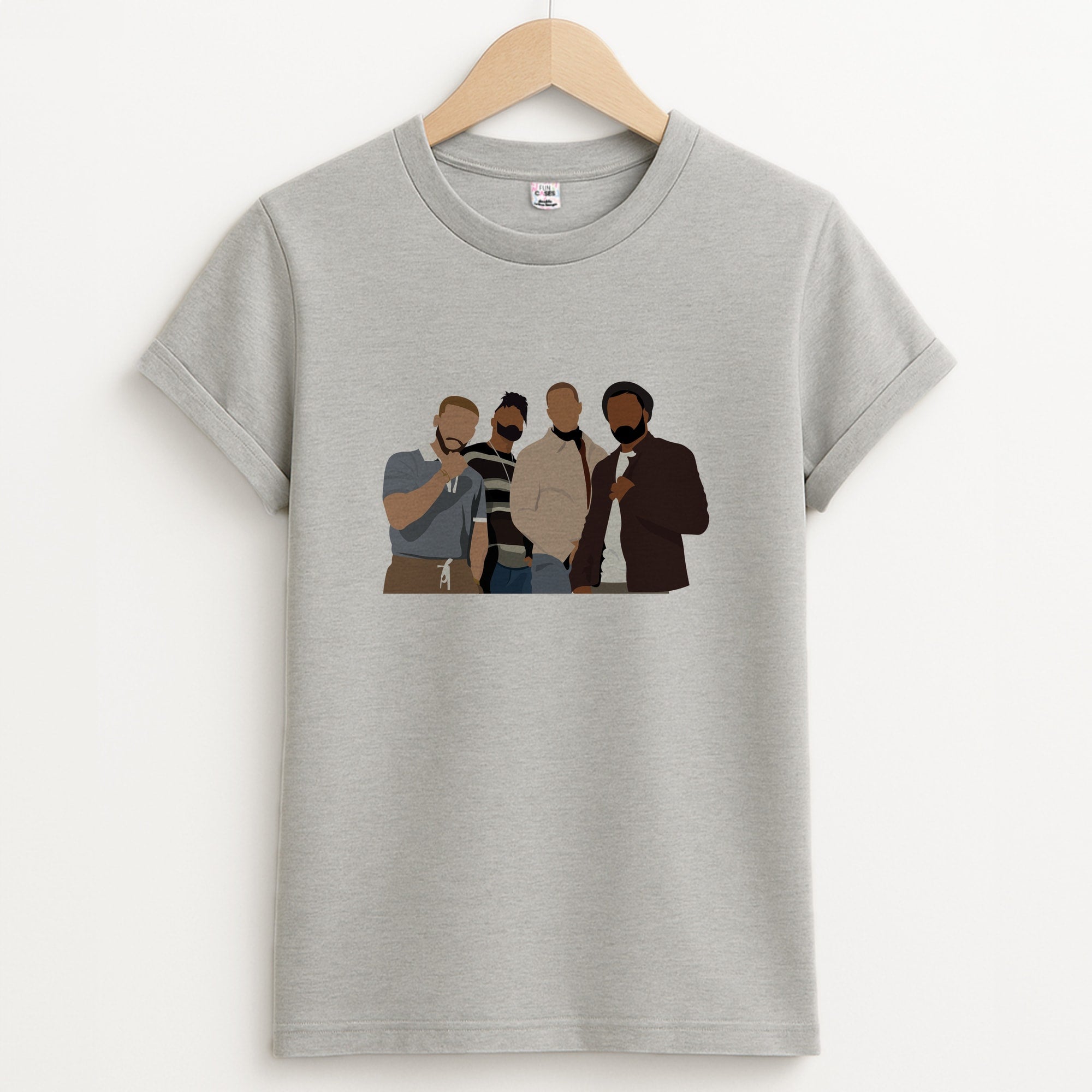 JLS Members Inspired Unisex Grey T-Shirt