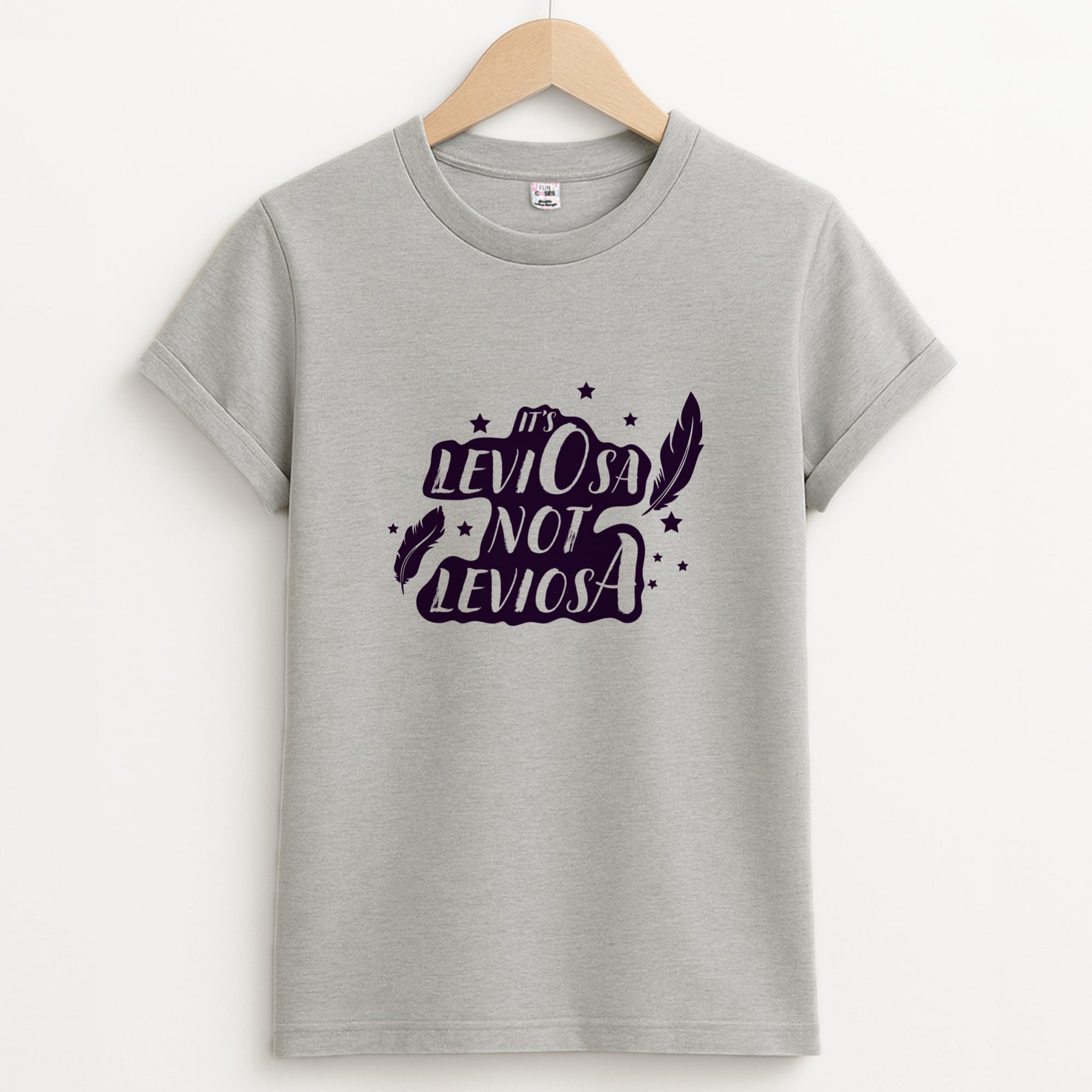 It's Leviosa Unisex Grey T-Shirt