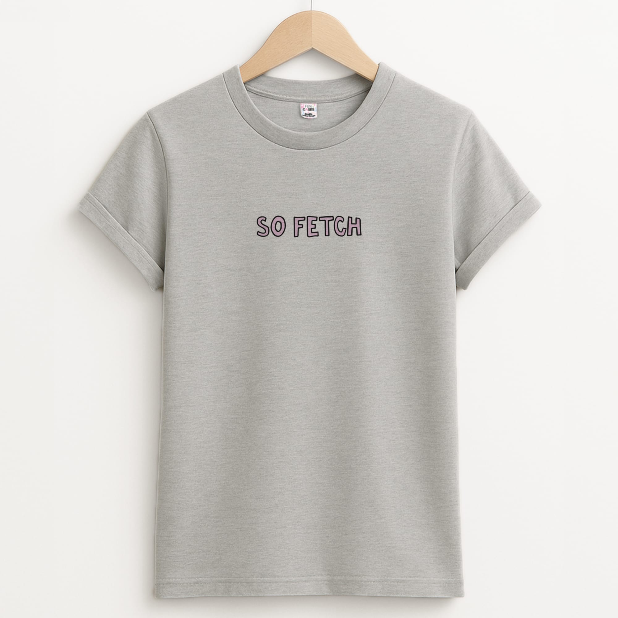 So Fetch Unisex Grey T-Shirt