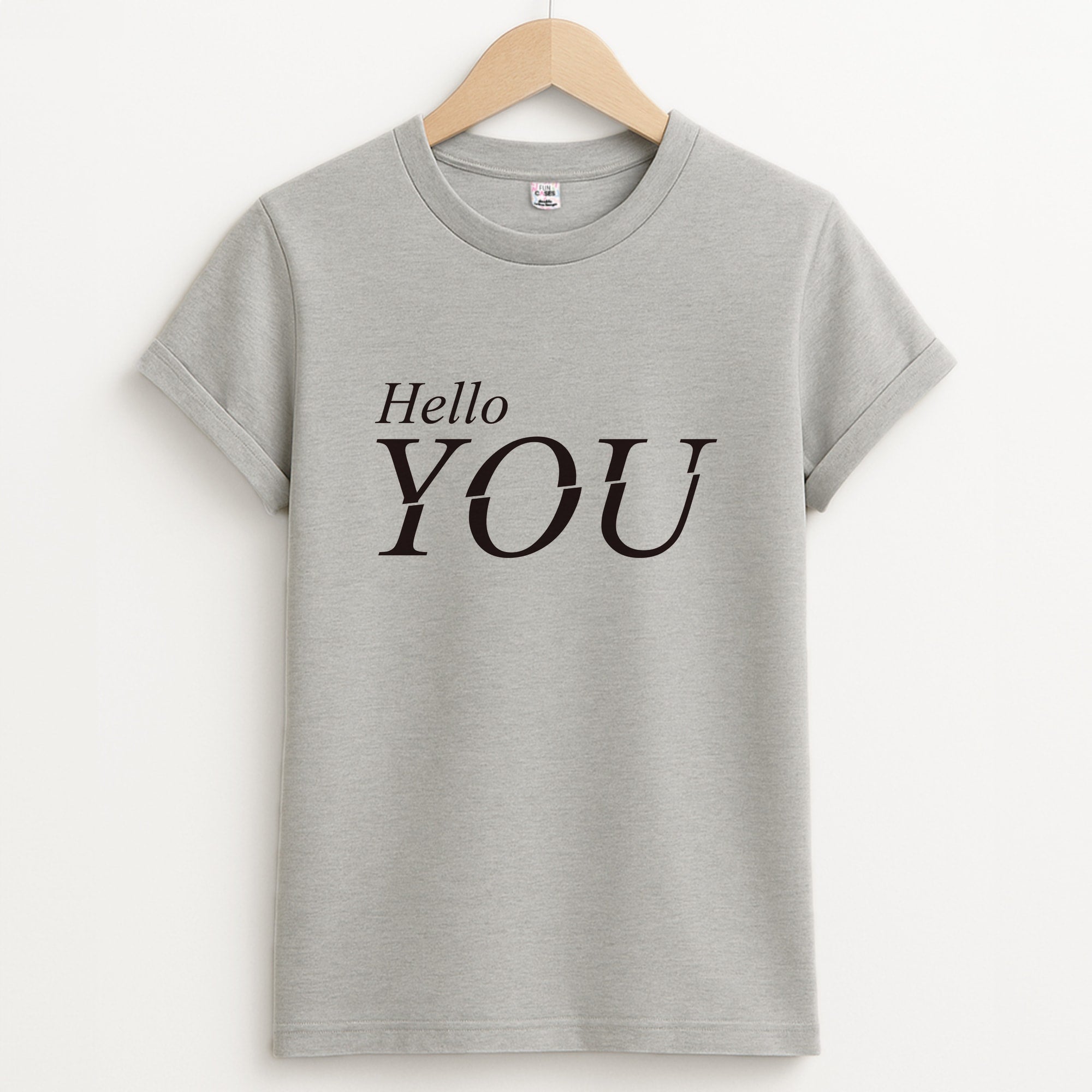 Hello You Unisex Grey T-Shirt