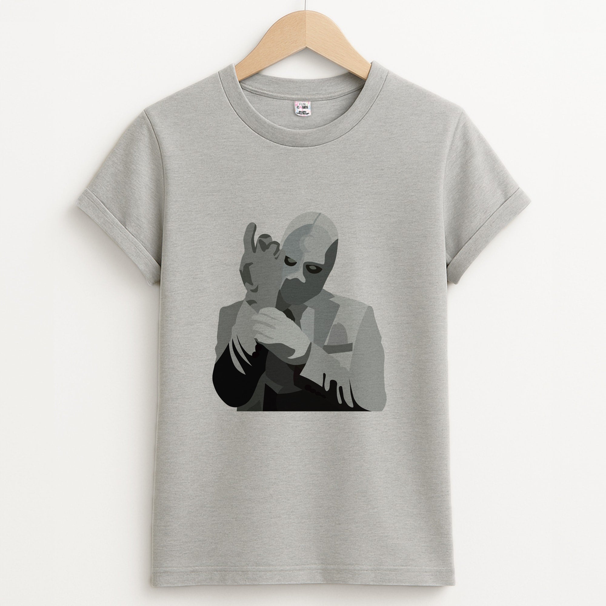 Moon knight Unisex Grey T-Shirt
