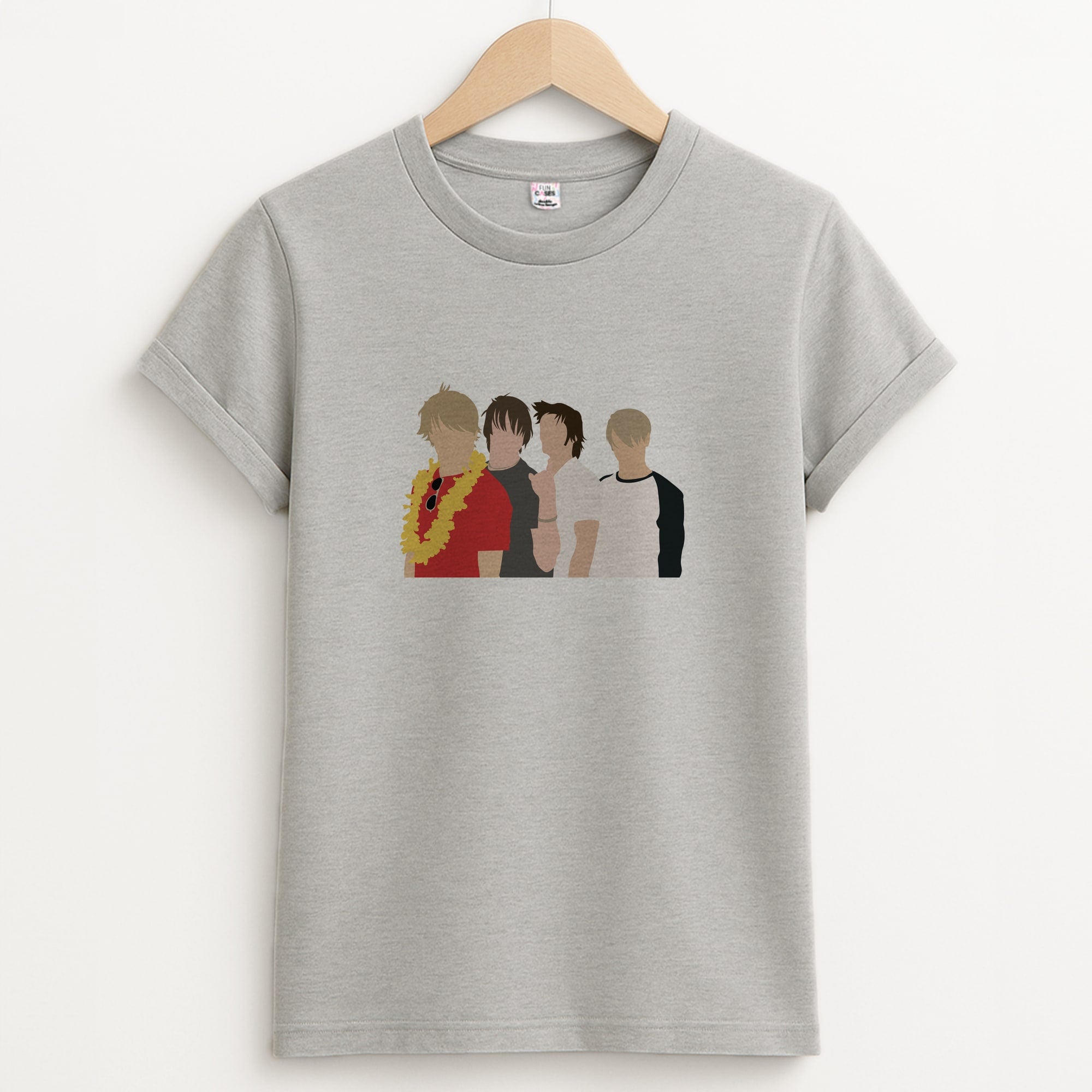 Band Members - McFly Unisex Grey T-Shirt