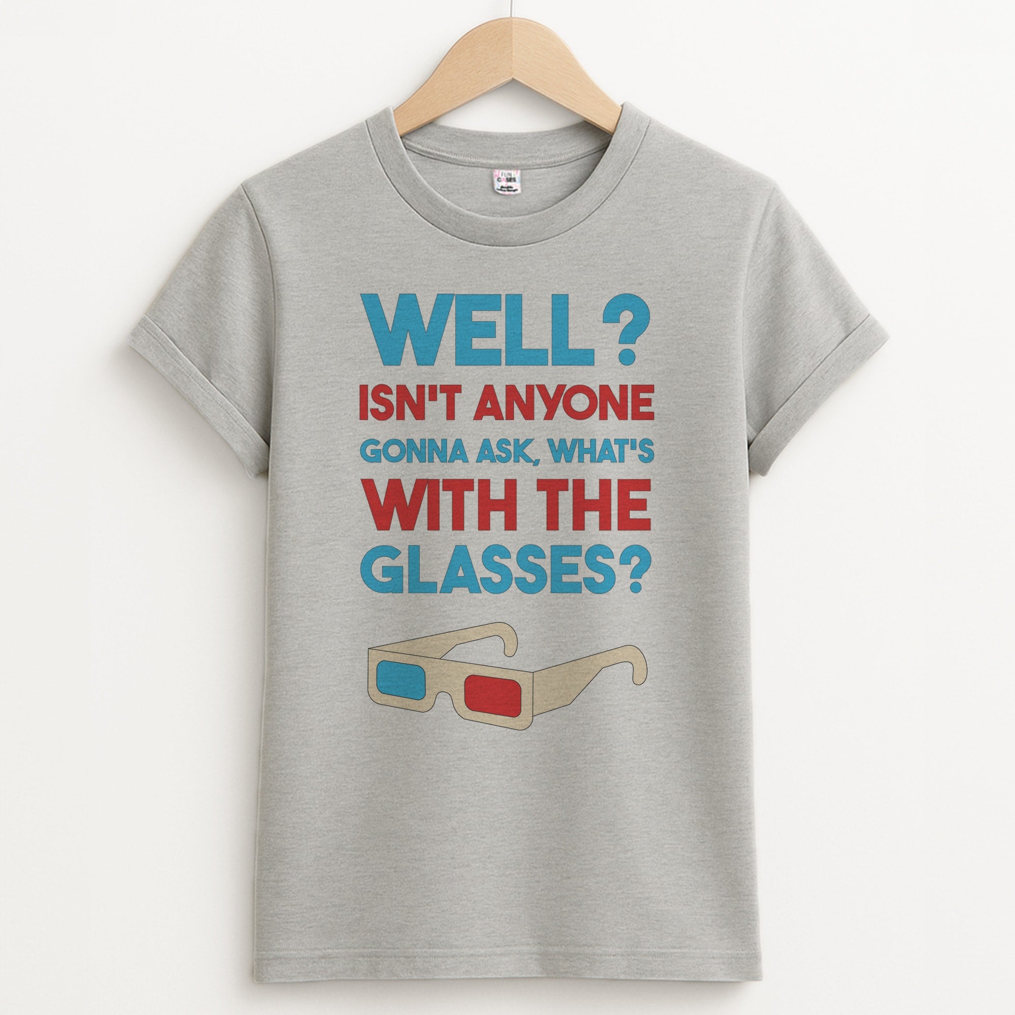 Well? Unisex Grey T-Shirt