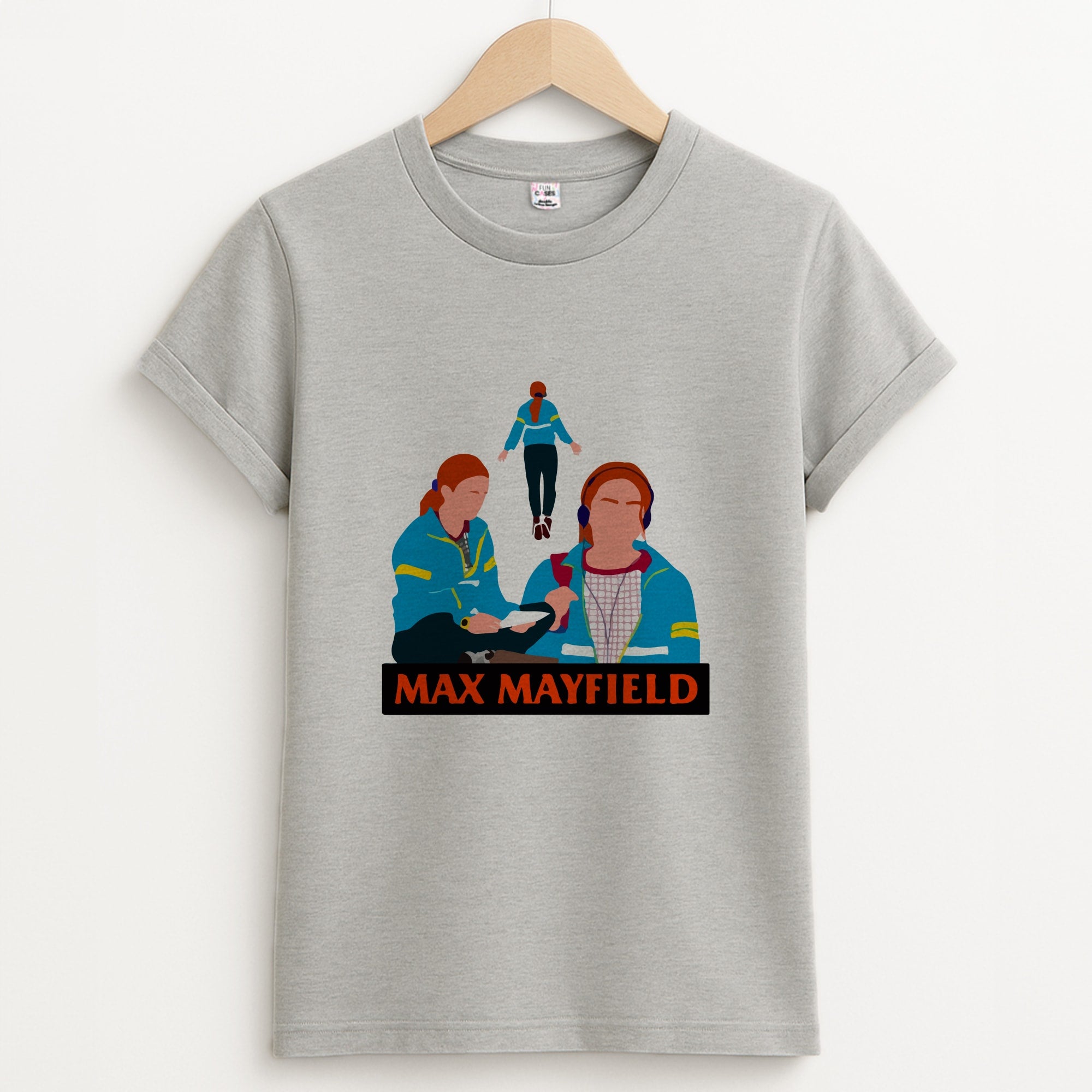 Max Mayfield Unisex Grey T-Shirt