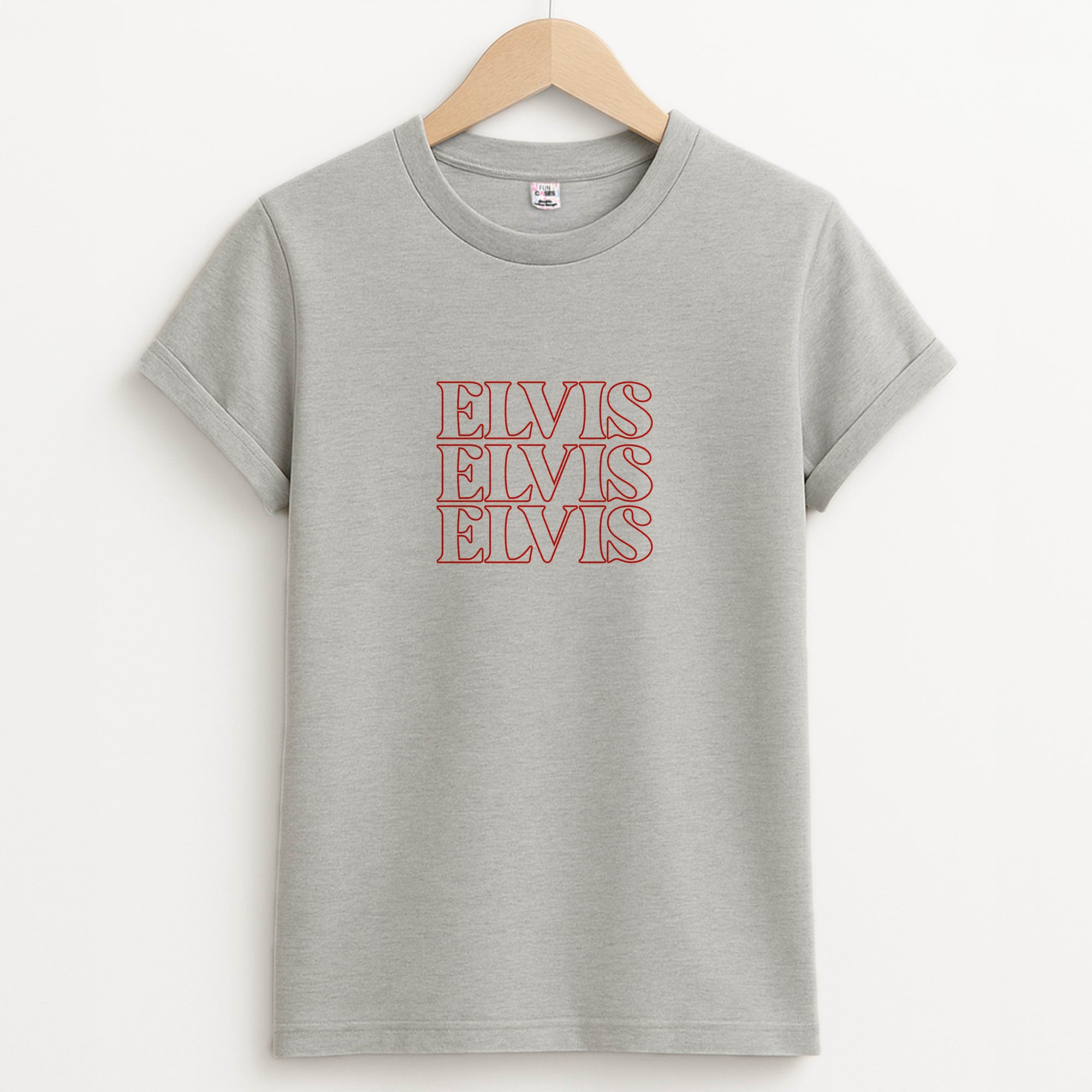 Layered Unisex Grey T-Shirt