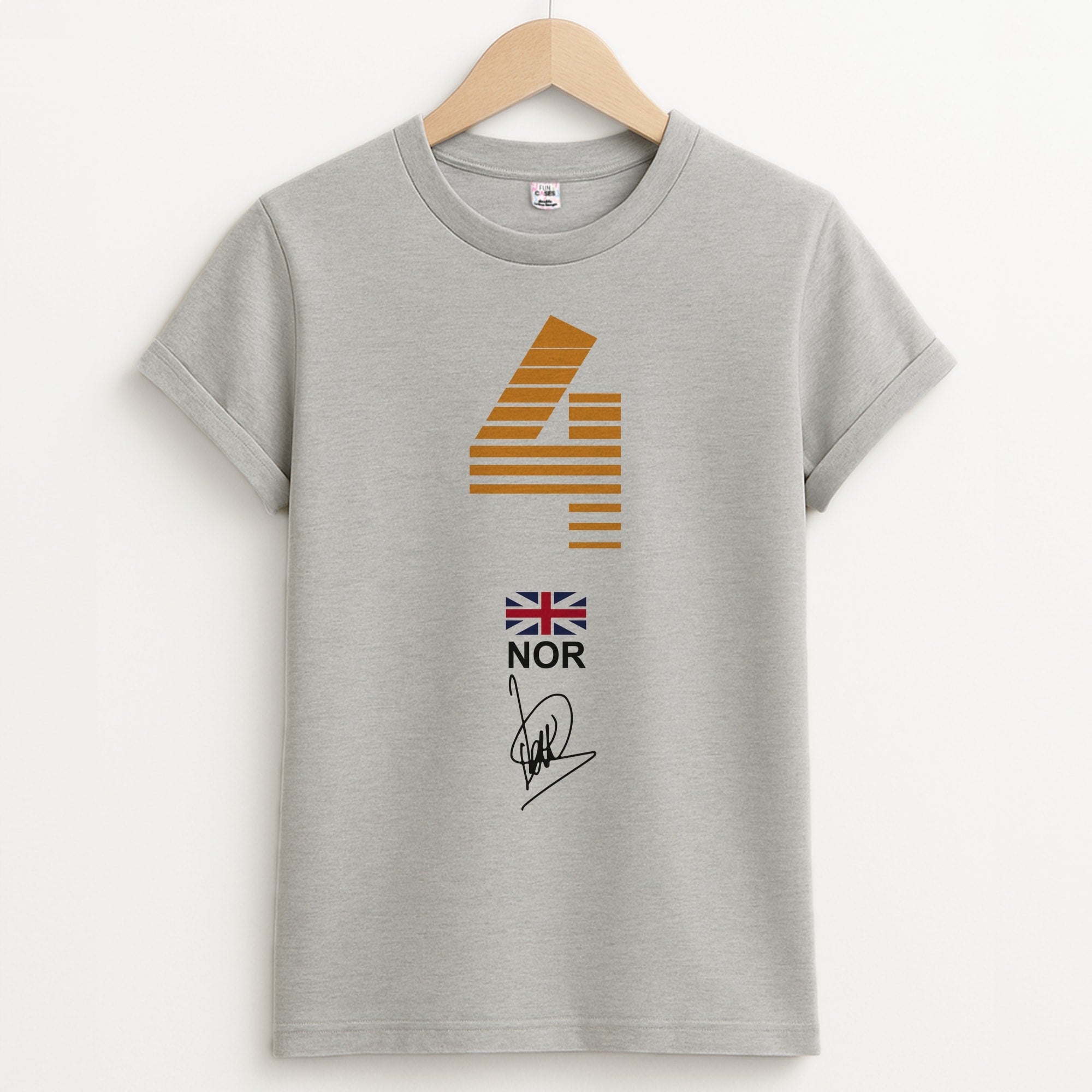Norris - F1 Unisex Grey T-Shirt