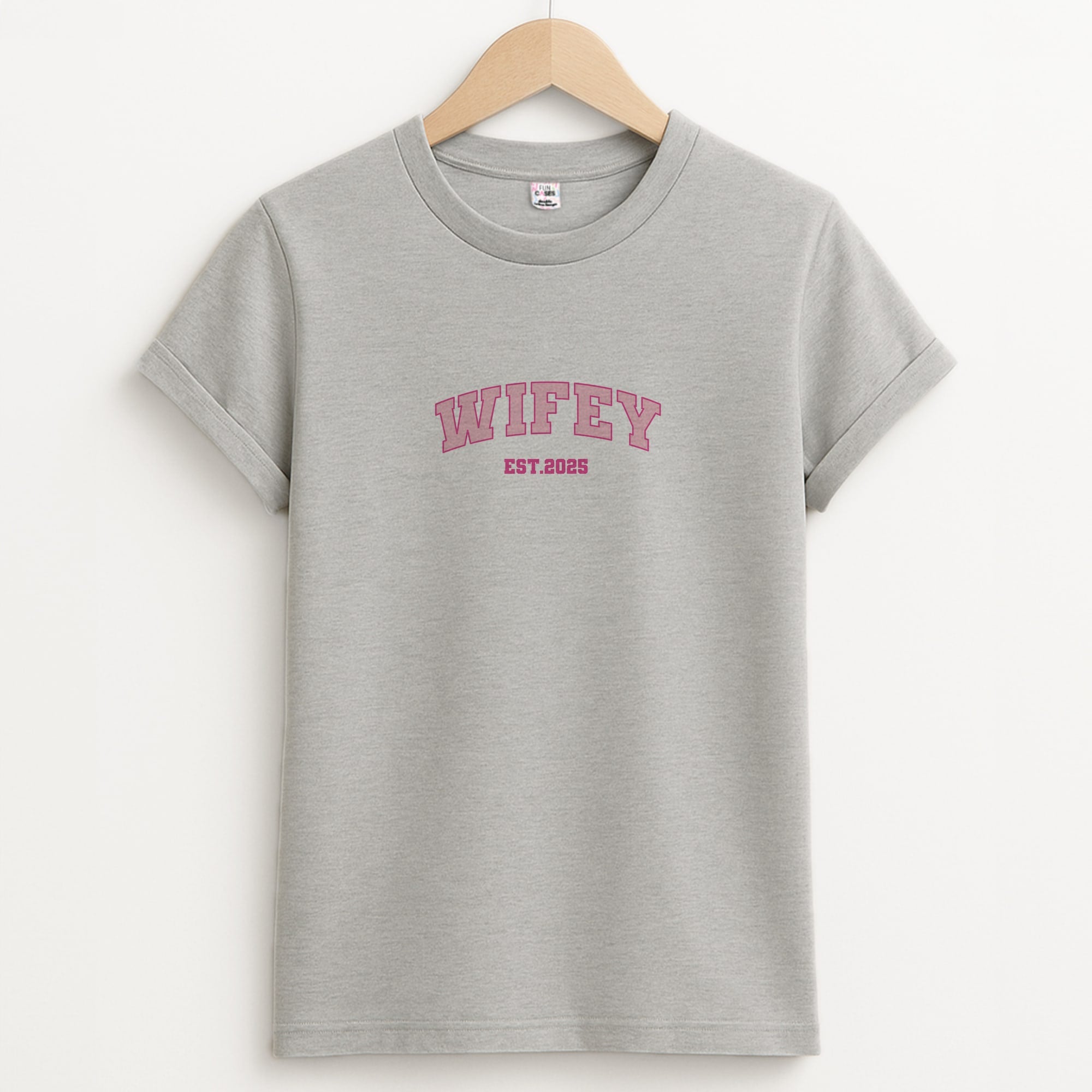 Wifey 2025 Unisex Grey T-Shirt