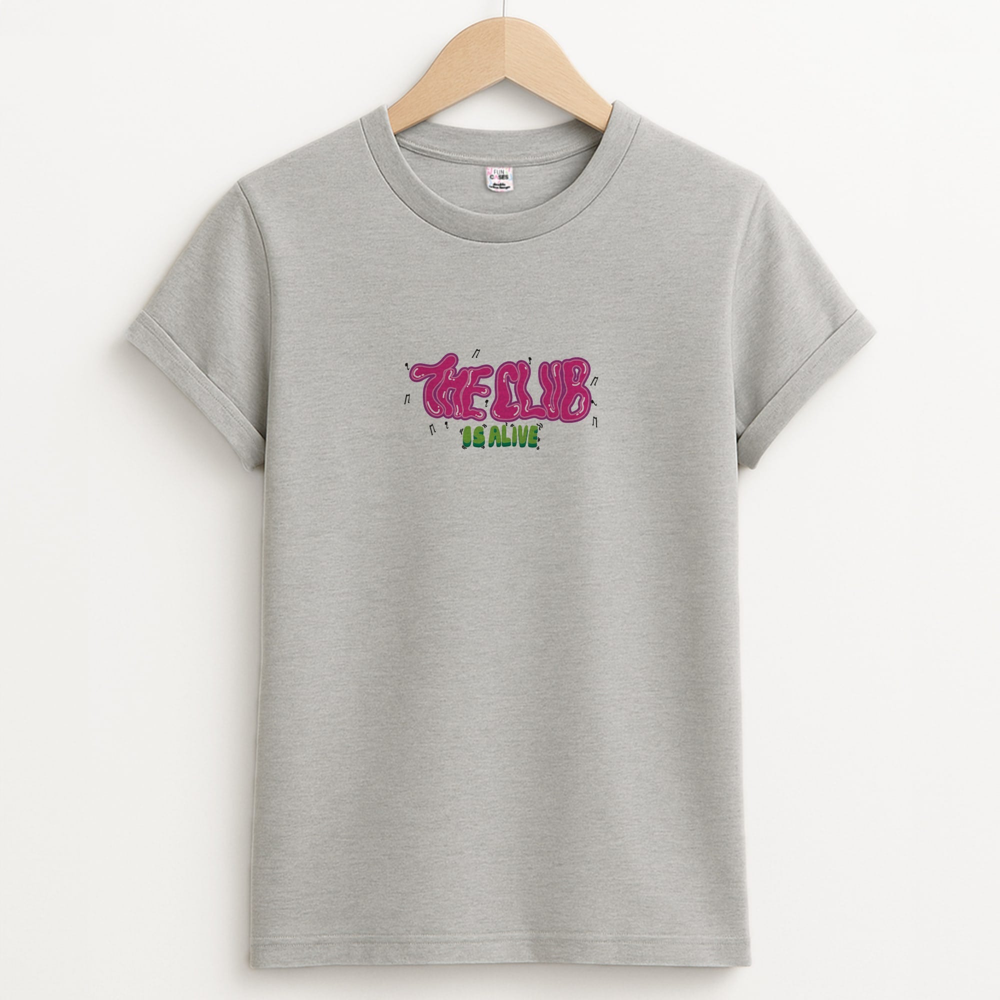The club is alive Unisex Grey T-Shirt