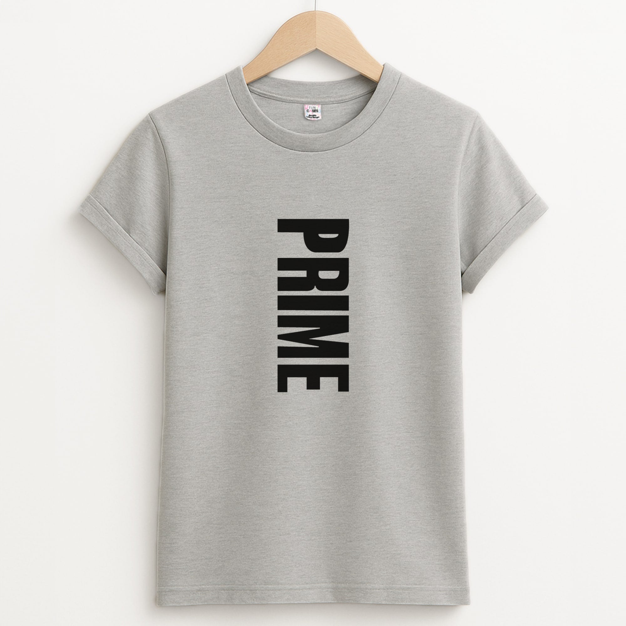 Prime - Blue Unisex Grey T-Shirt