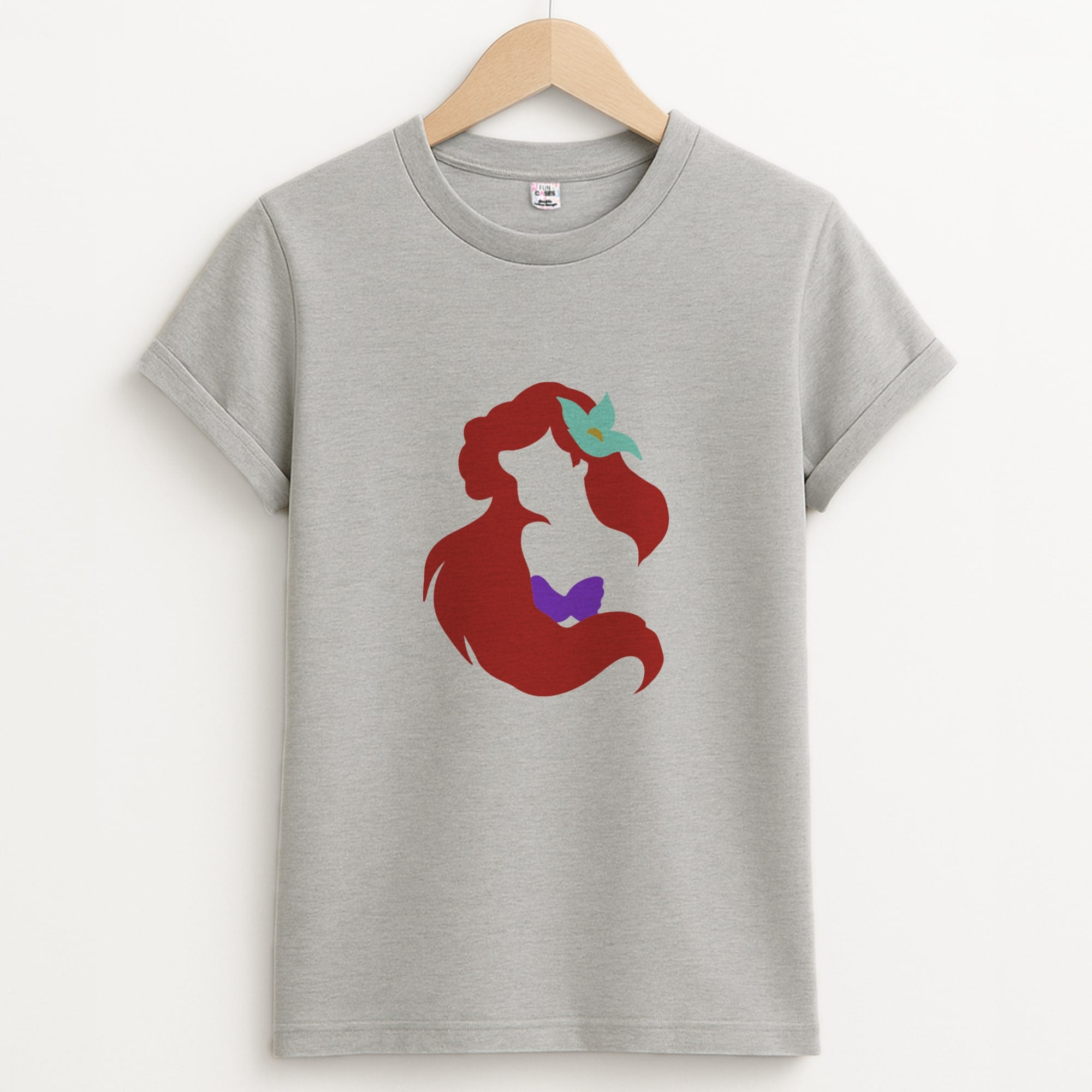 Ariel Unisex Grey T-Shirt