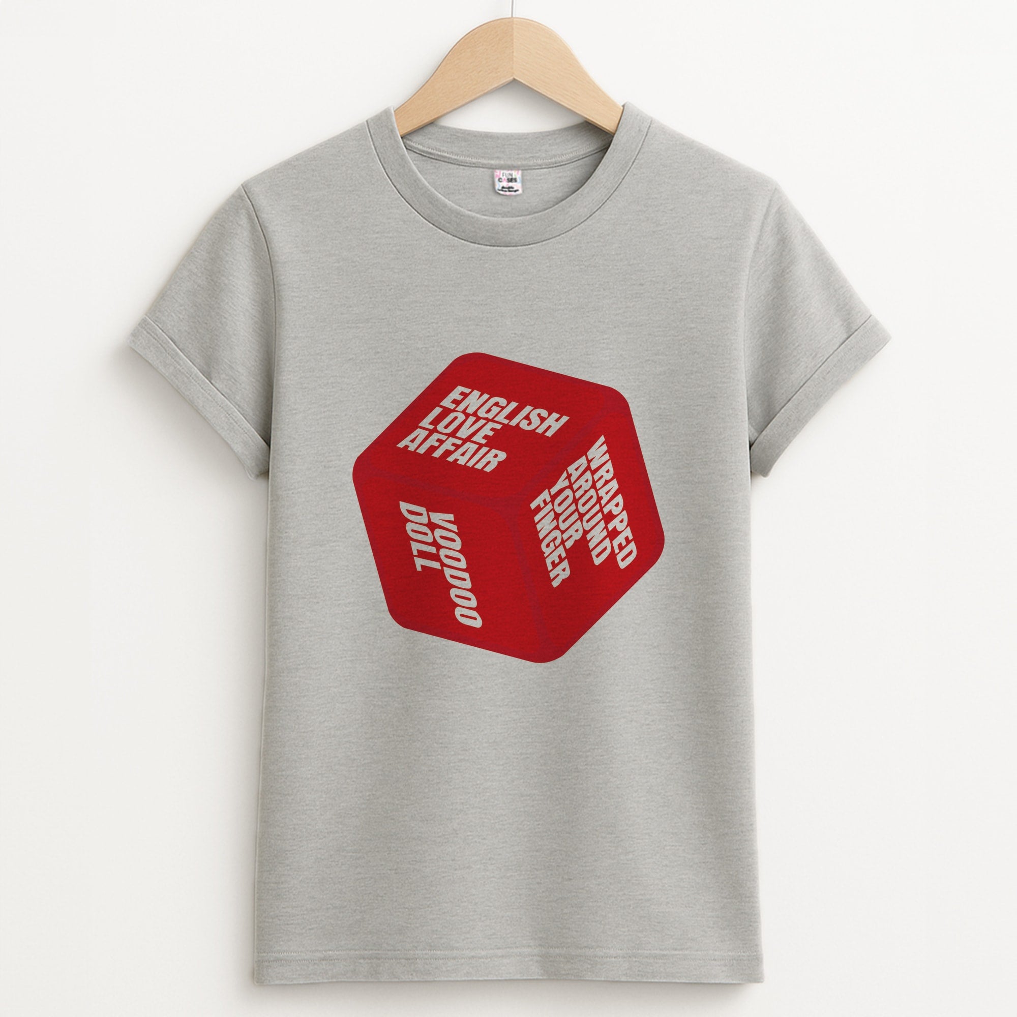 Dice Unisex Grey T-Shirt