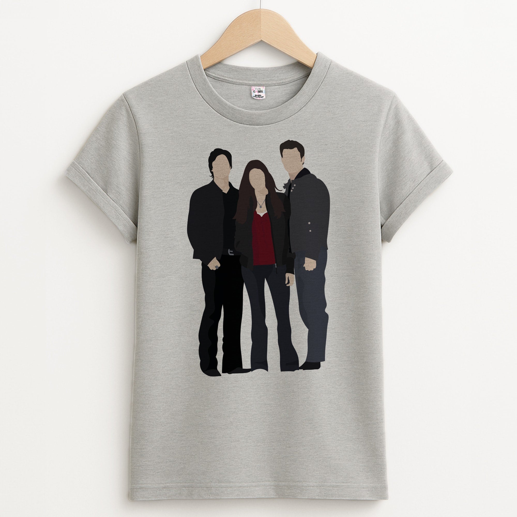 Main Characters - VD Unisex Grey T-Shirt