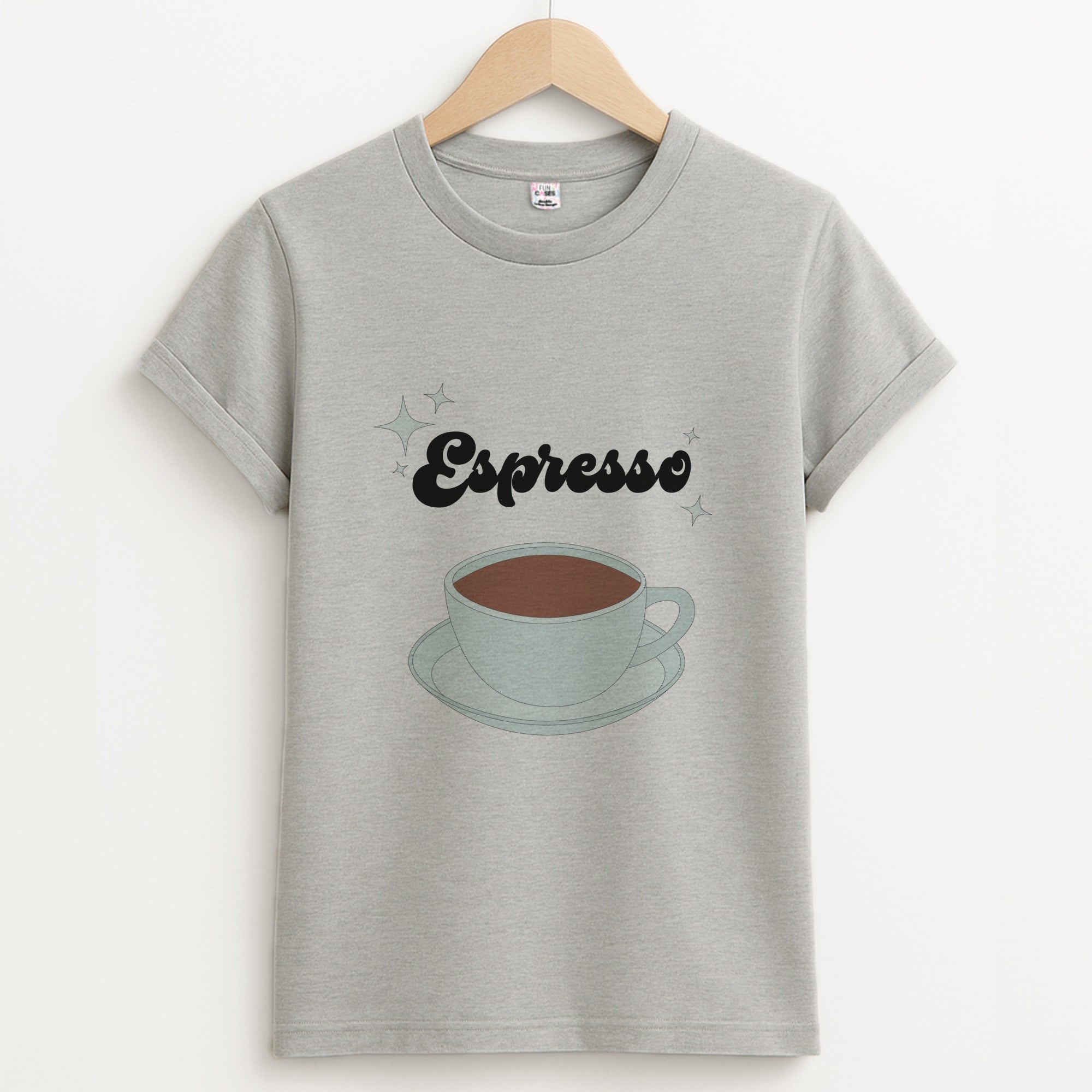 Espresso Unisex Grey T-Shirt