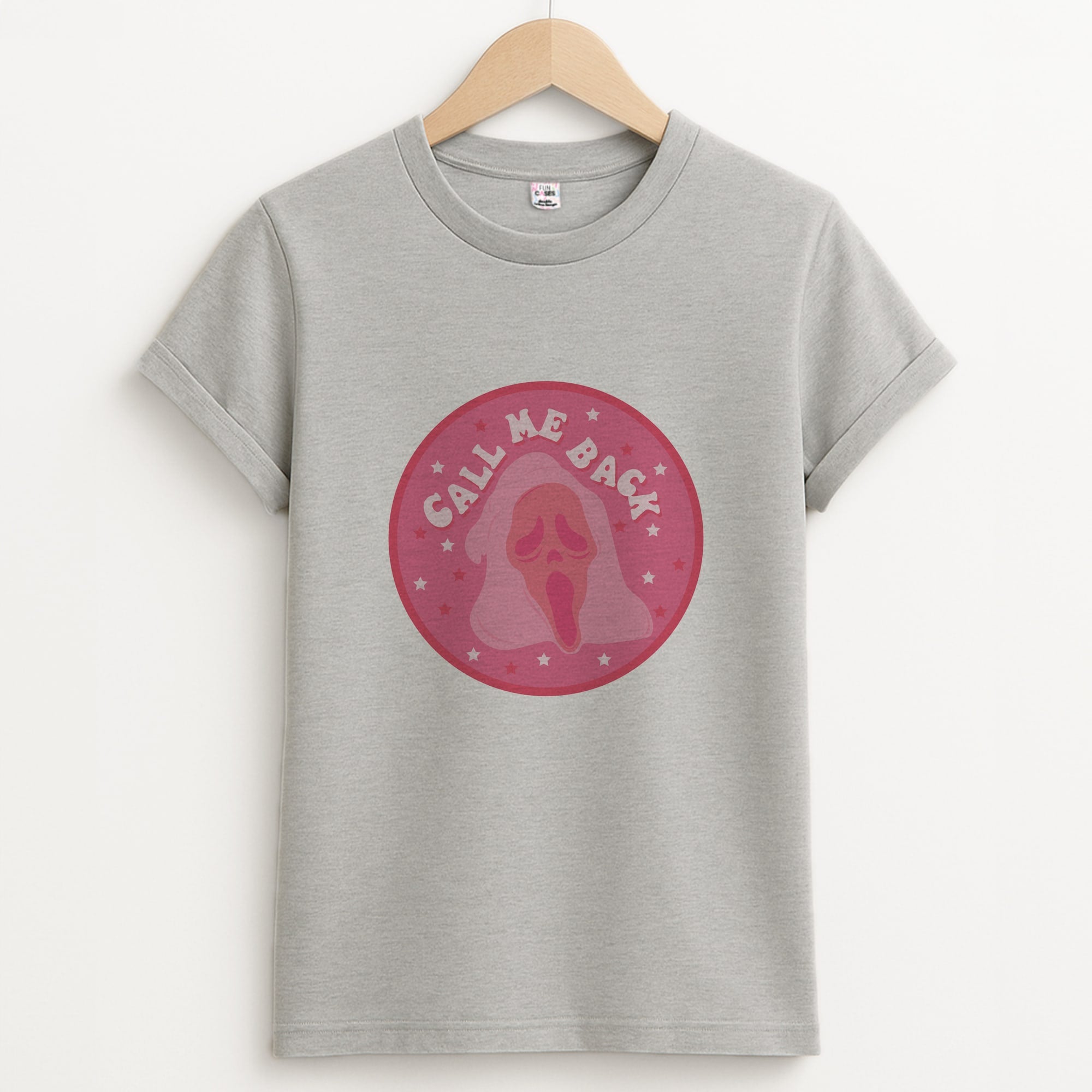 Call Me Back Ghostface - Scream Unisex Grey T-Shirt