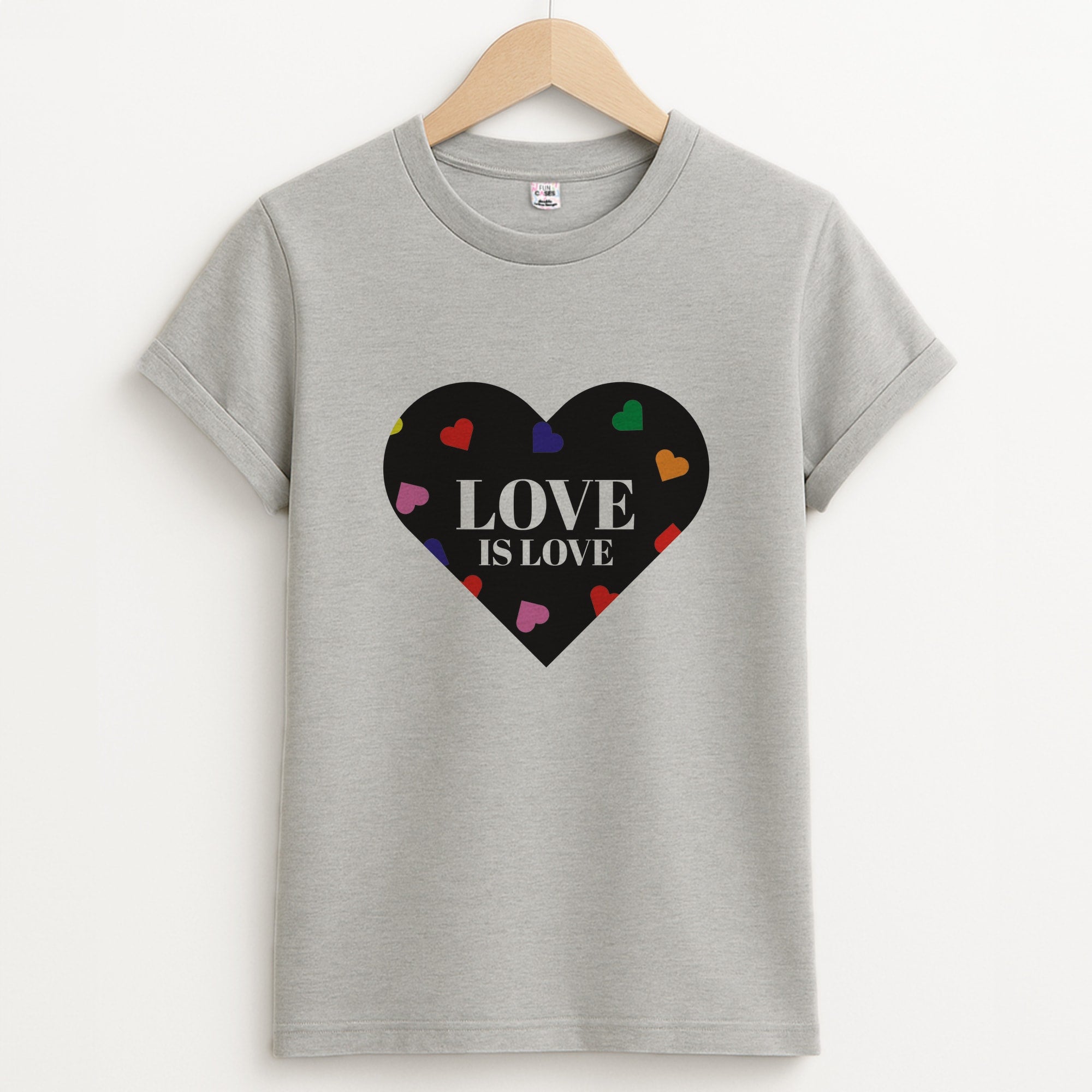Love Is Love - Pride Unisex Grey T-Shirt