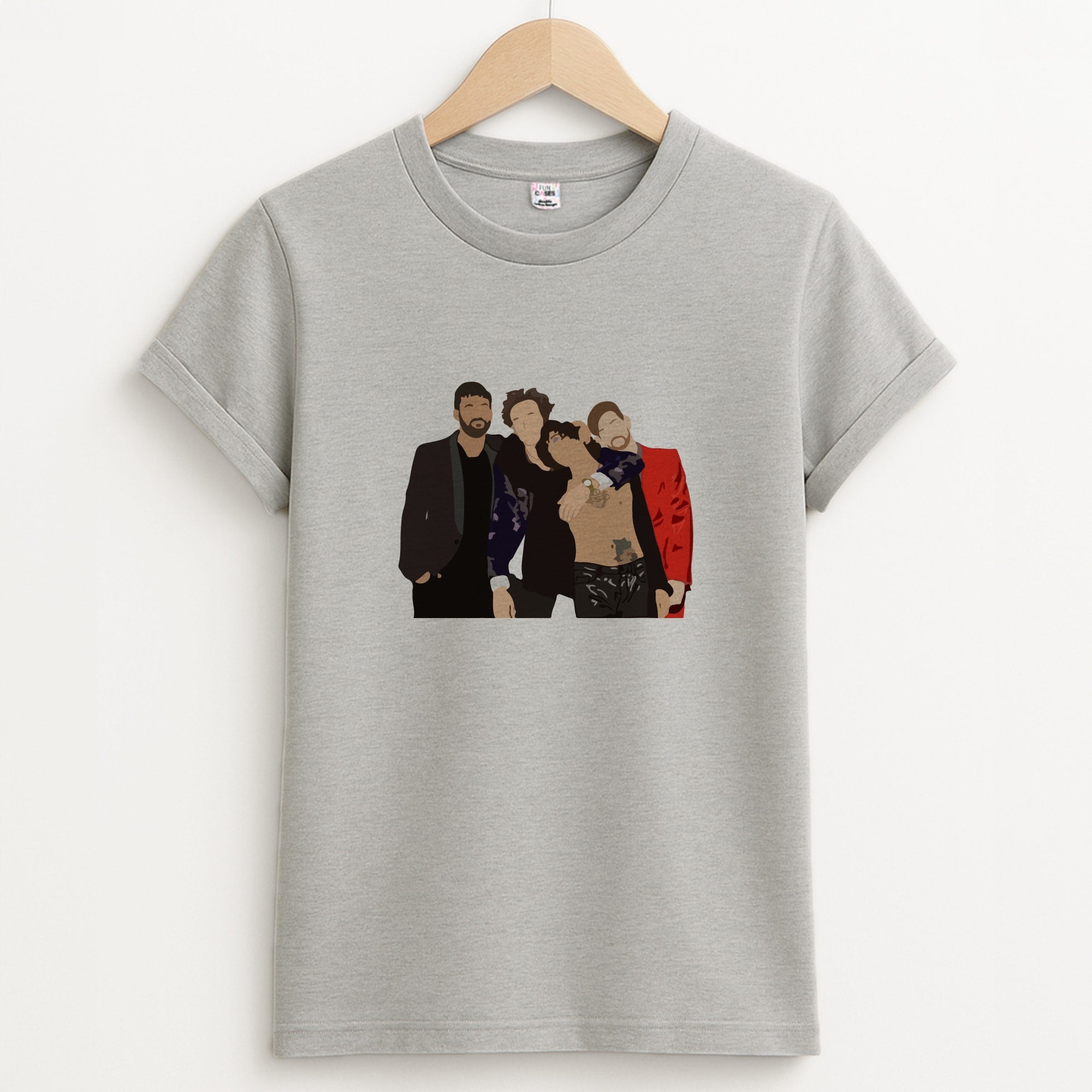 1975 Band Unisex Grey T-Shirt