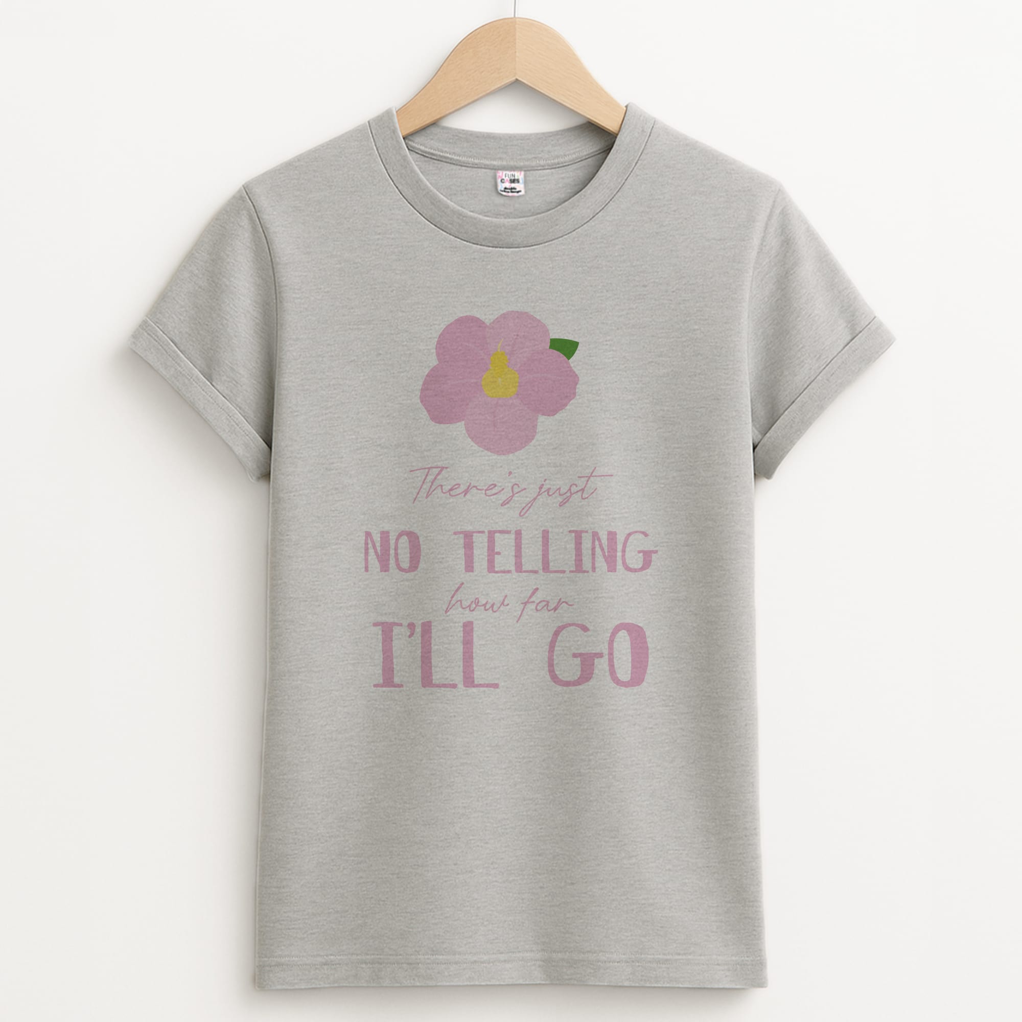 There's Just No Telling Unisex Grey T-Shirt
