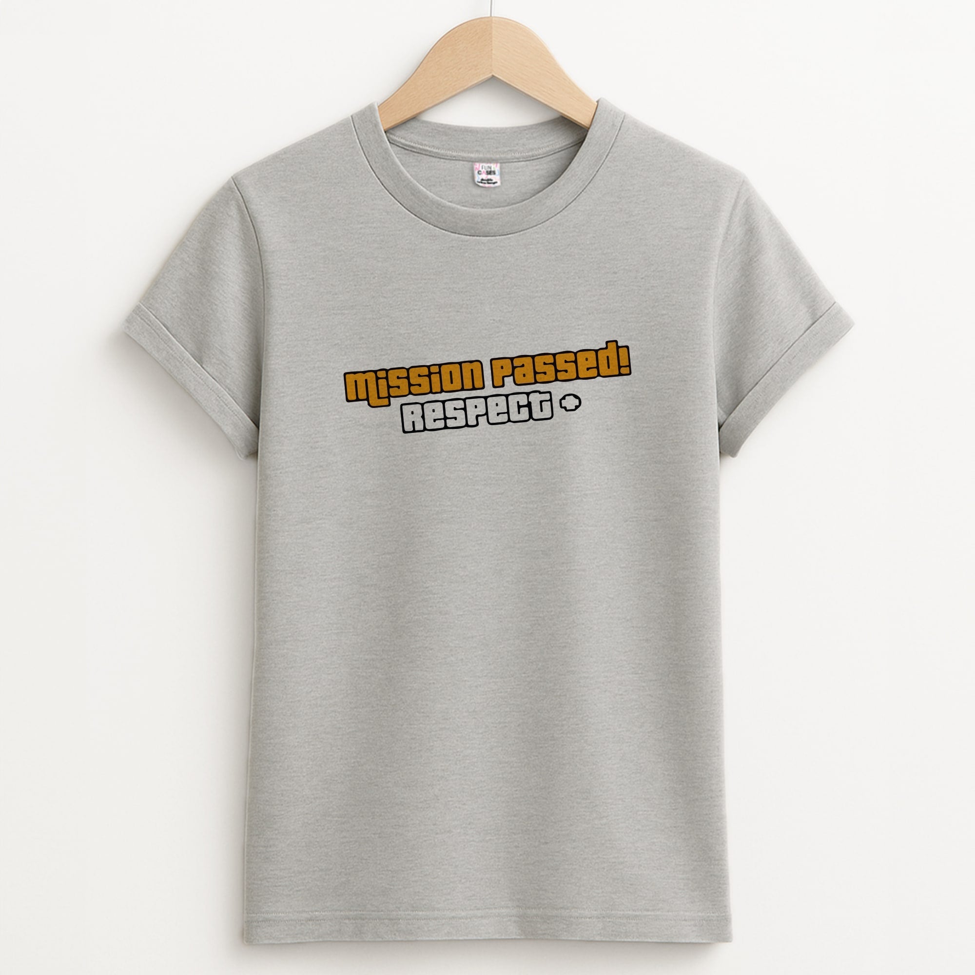 Respect - Video Game Unisex Grey T-Shirt