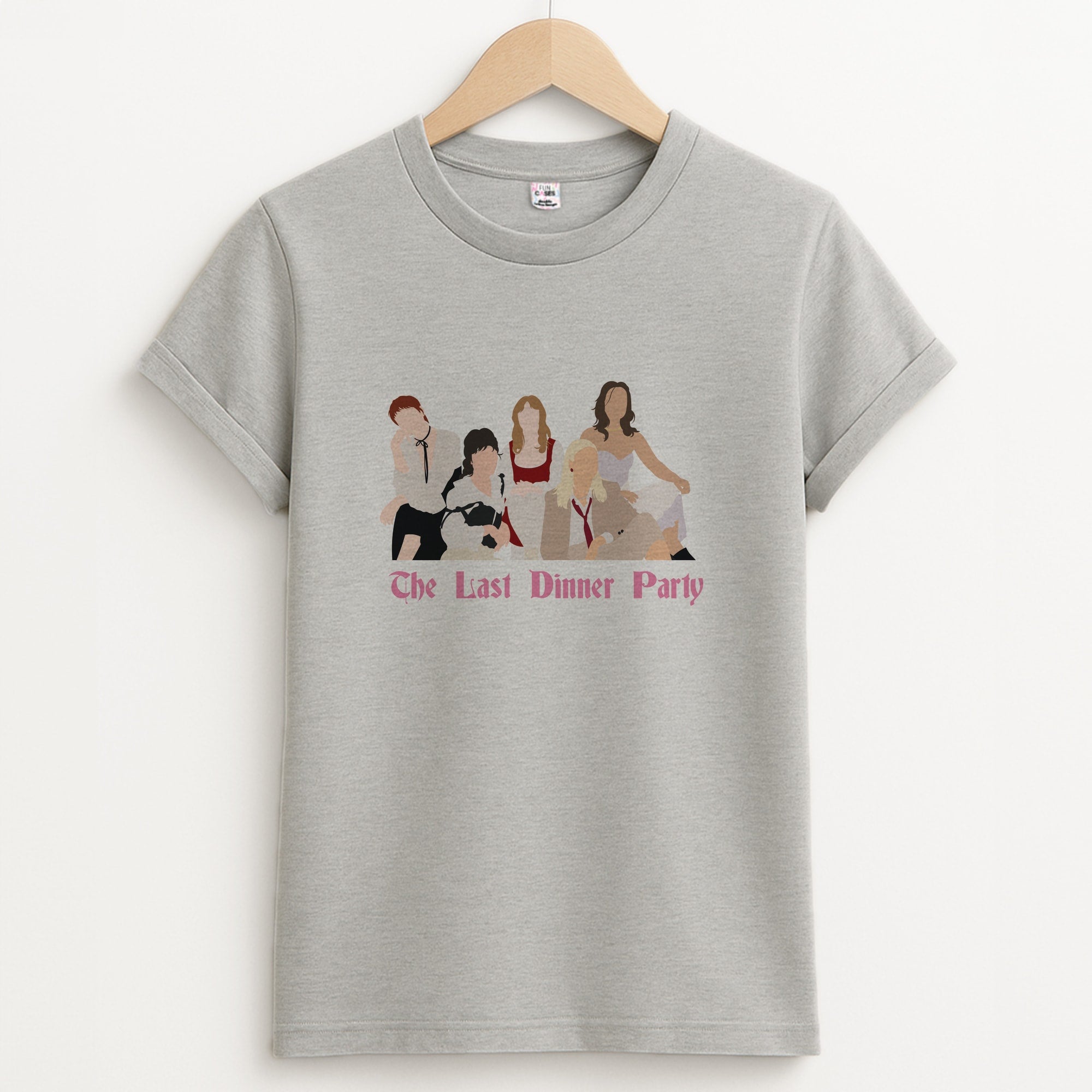 The Last Dinner Party - Festival Unisex Grey T-Shirt