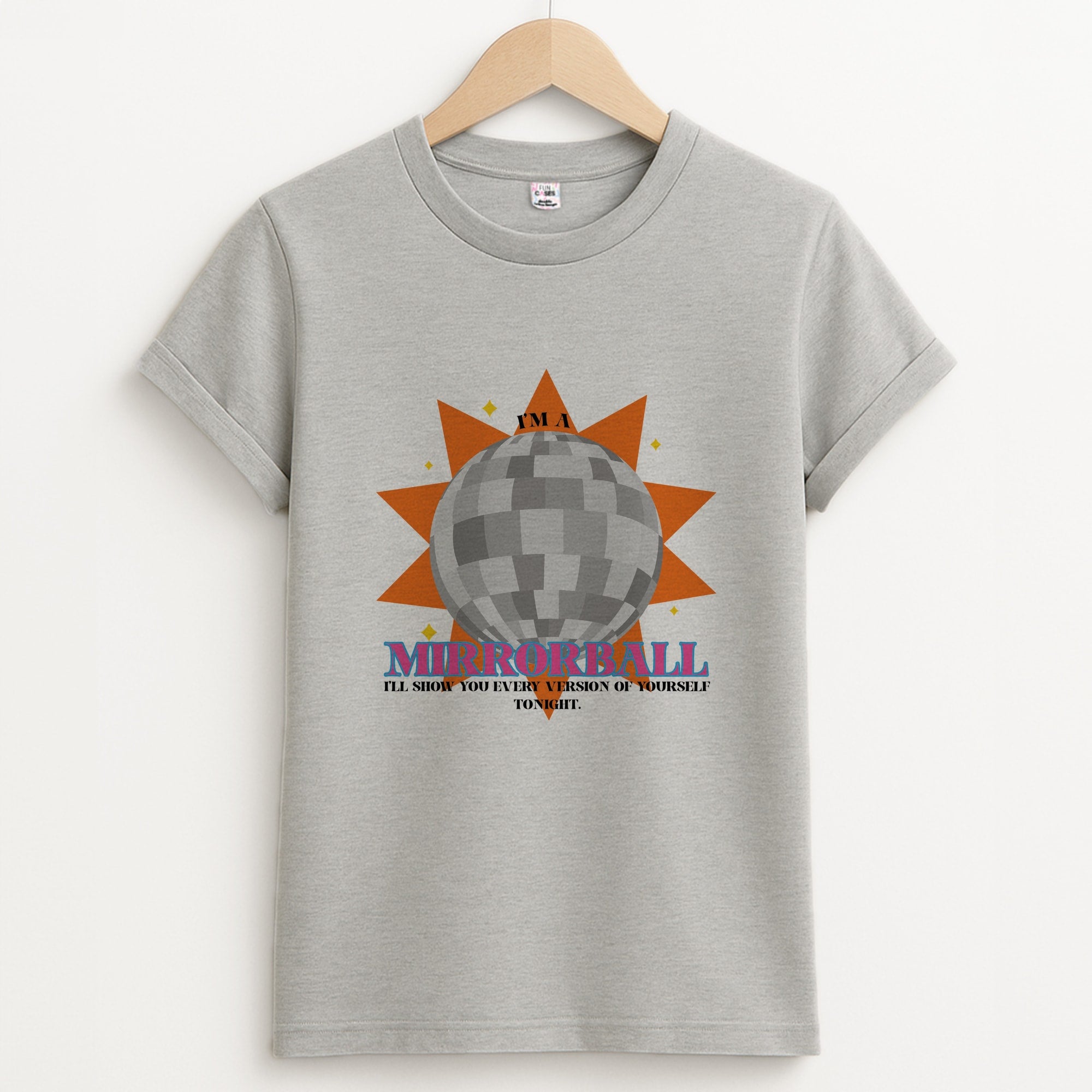 Mirrorball - Taylor Unisex Grey T-Shirt