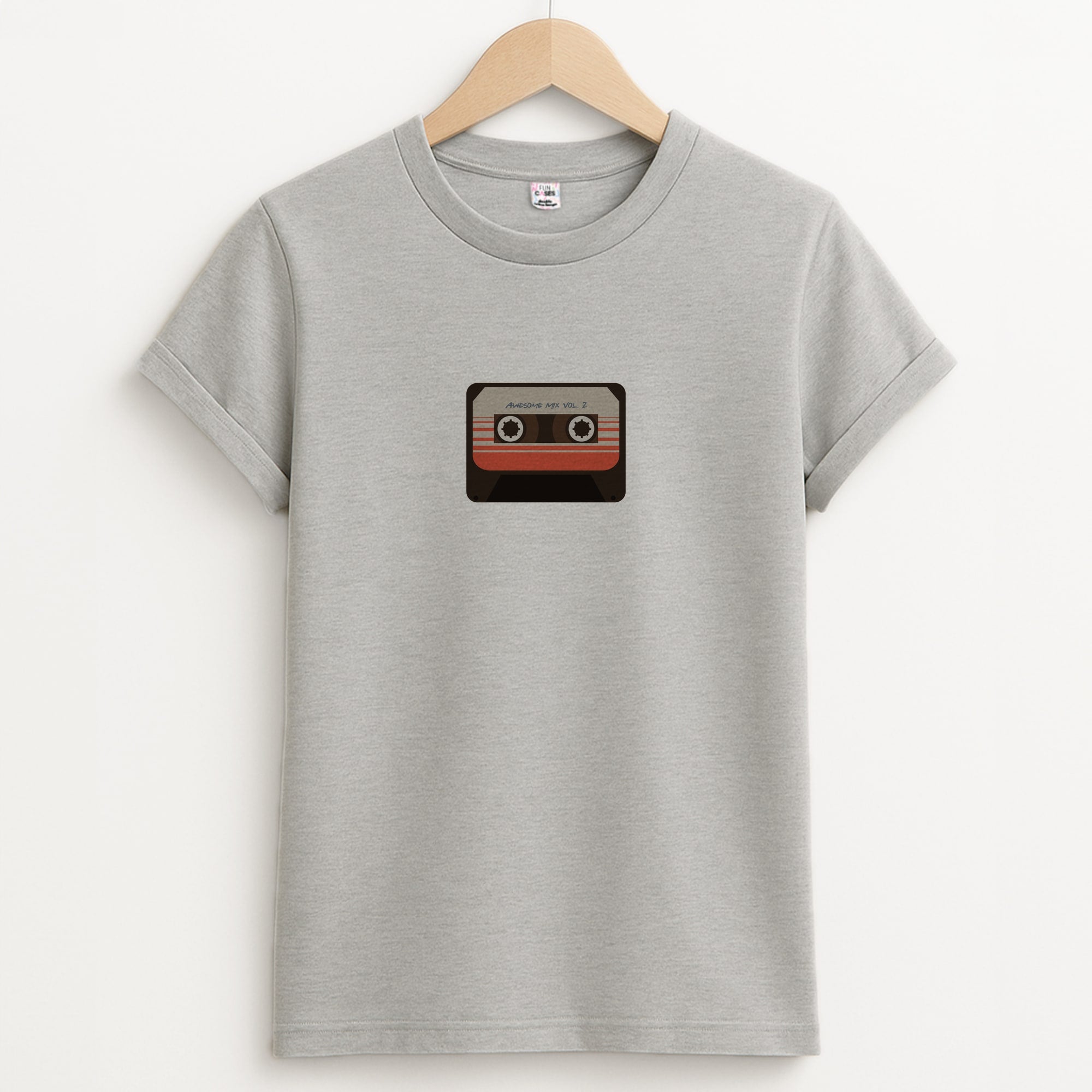 Awesome Mix Vol 2 - GOTG Unisex Grey T-Shirt
