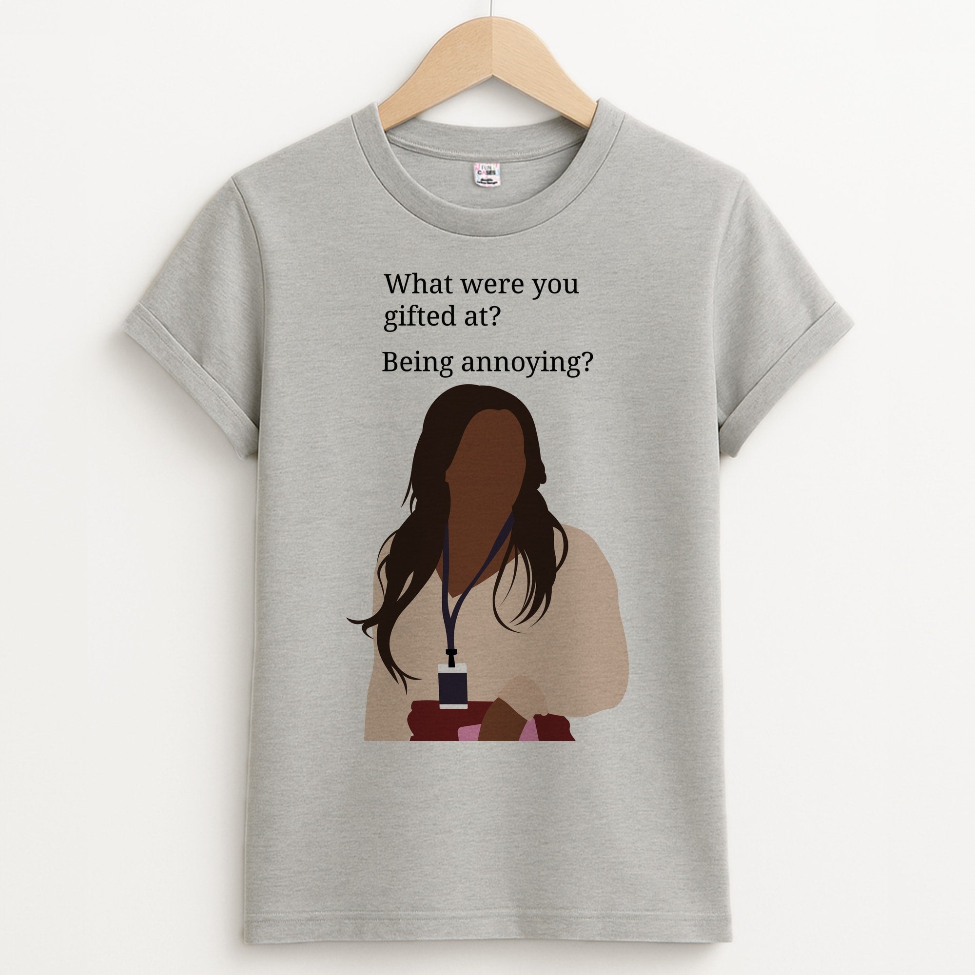Gifted At Being Annoying Unisex Grey T-Shirt