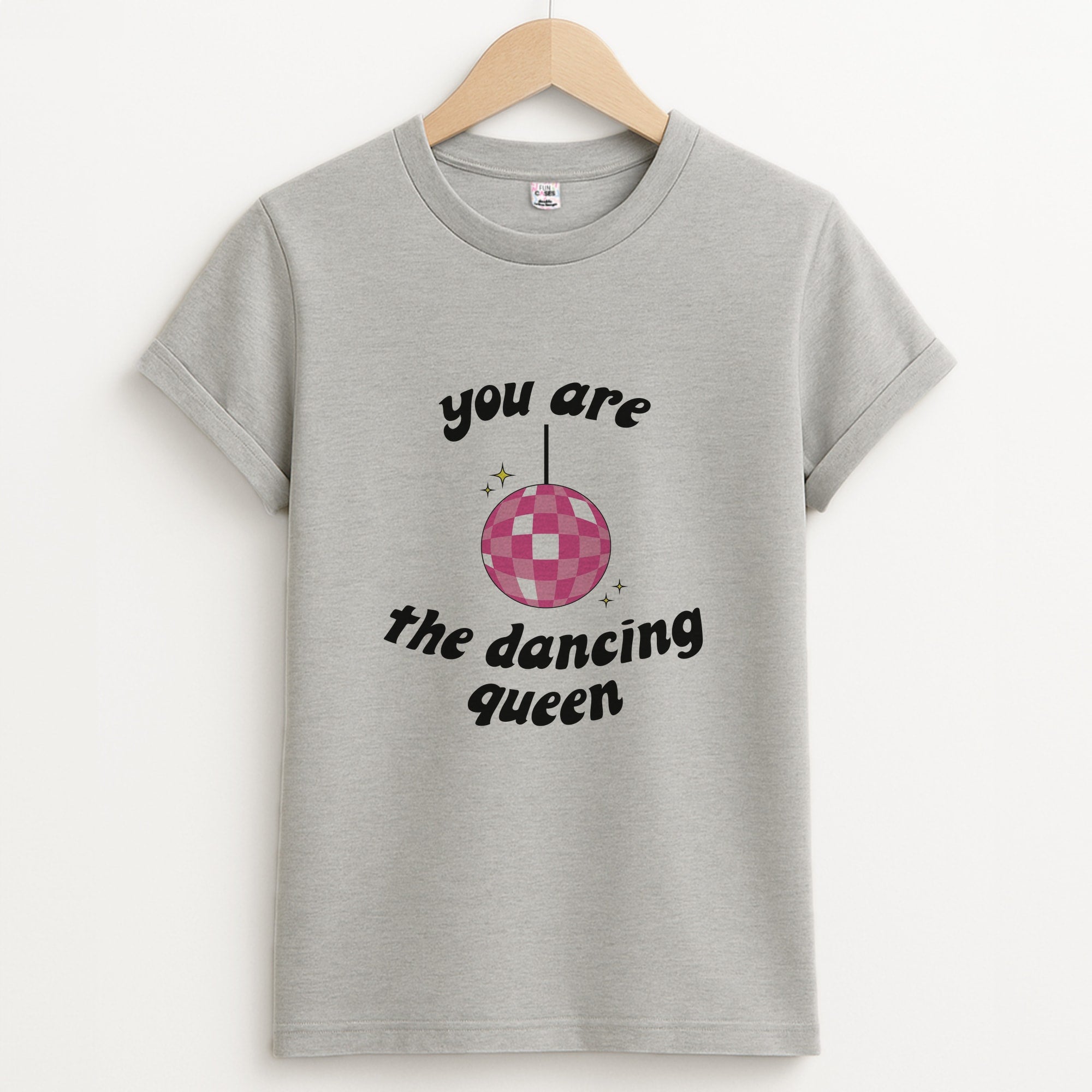 Dancing Queen Unisex Grey T-Shirt
