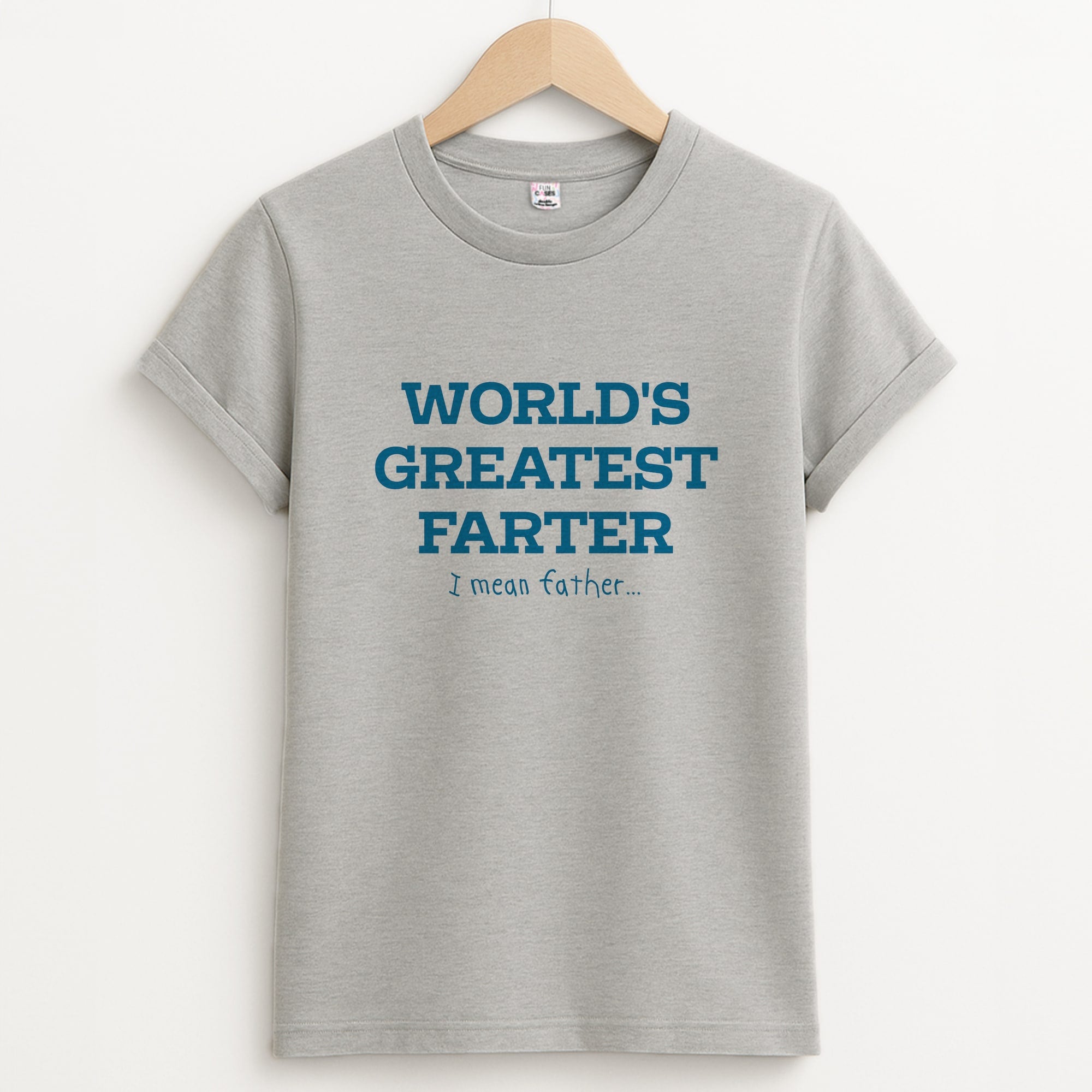World's Greatest Farter Unisex Grey T-Shirt