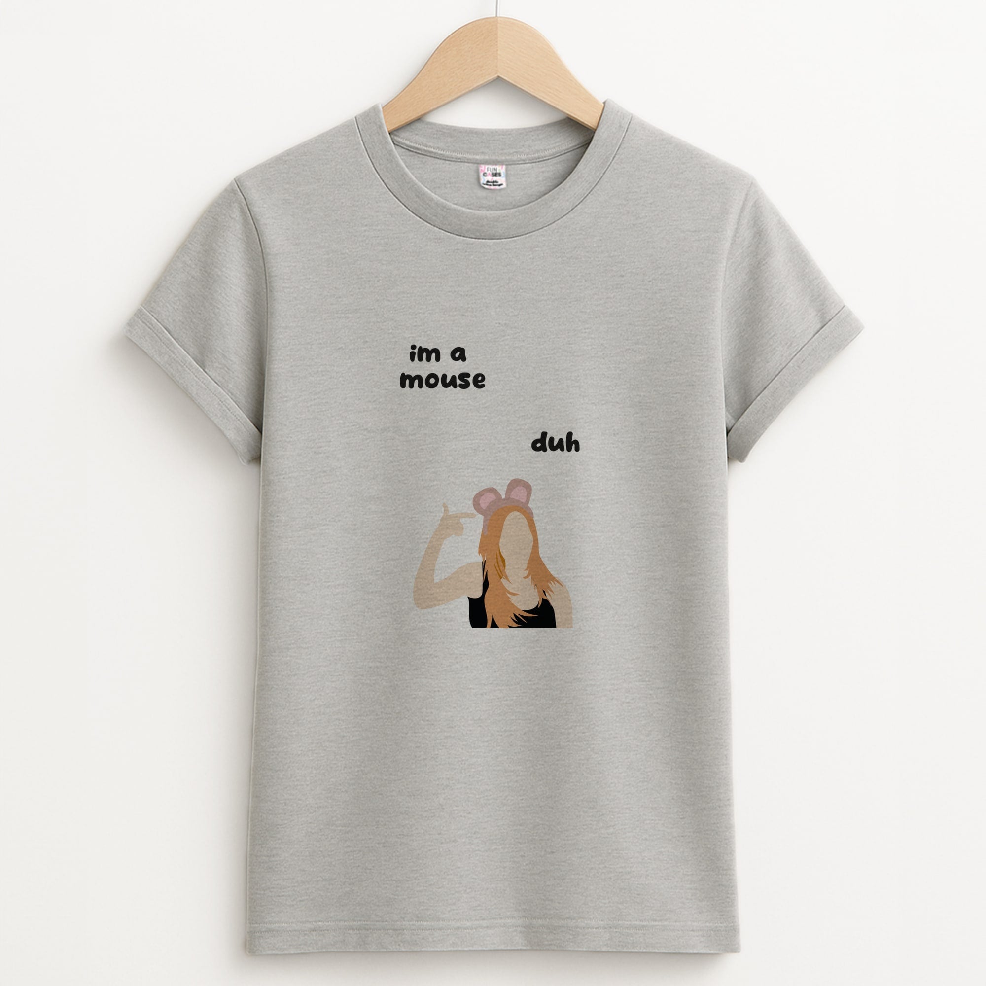 I'm a mouse Halloween - Mean Girls Unisex Grey T-Shirt