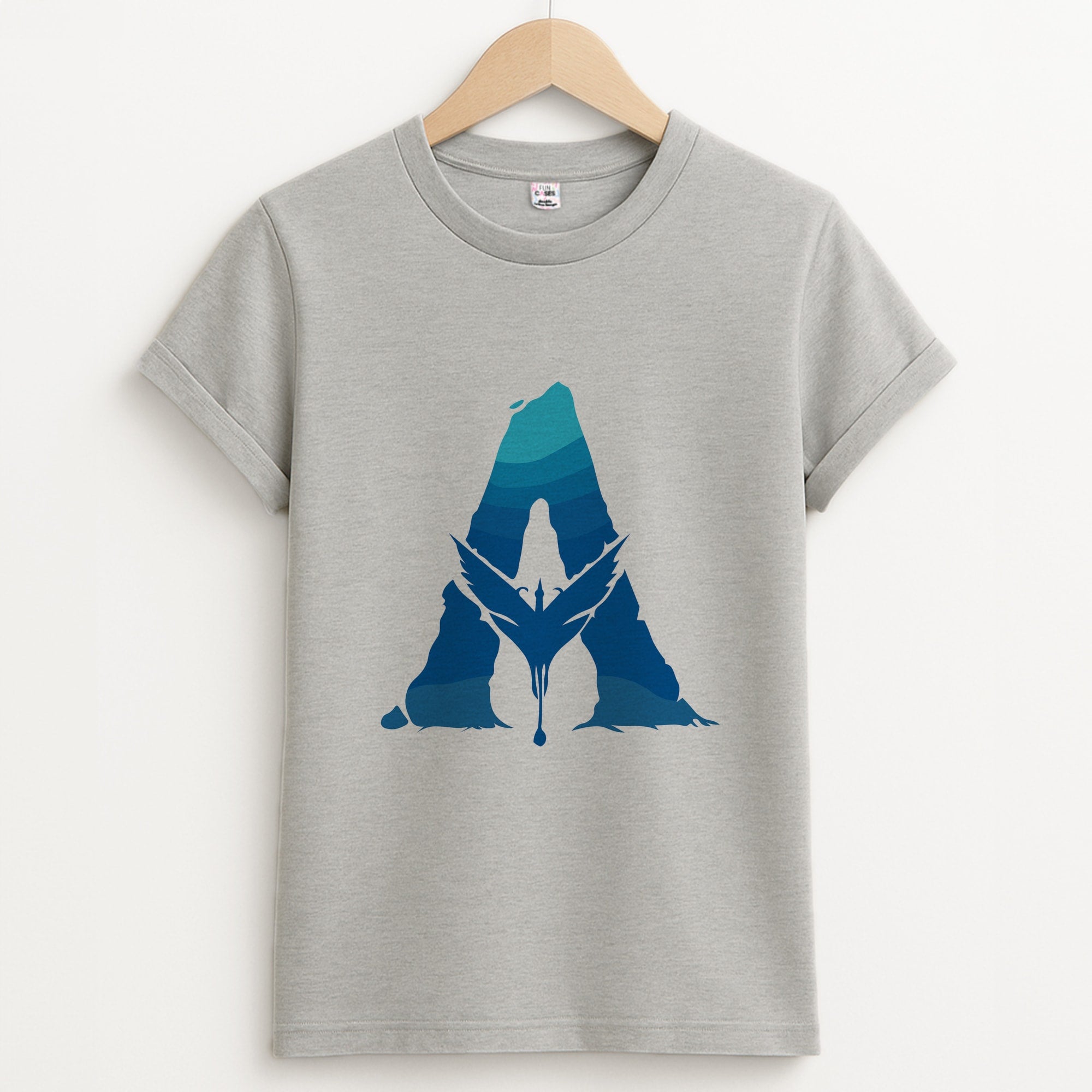 Alien World Logo Unisex Grey T-Shirt