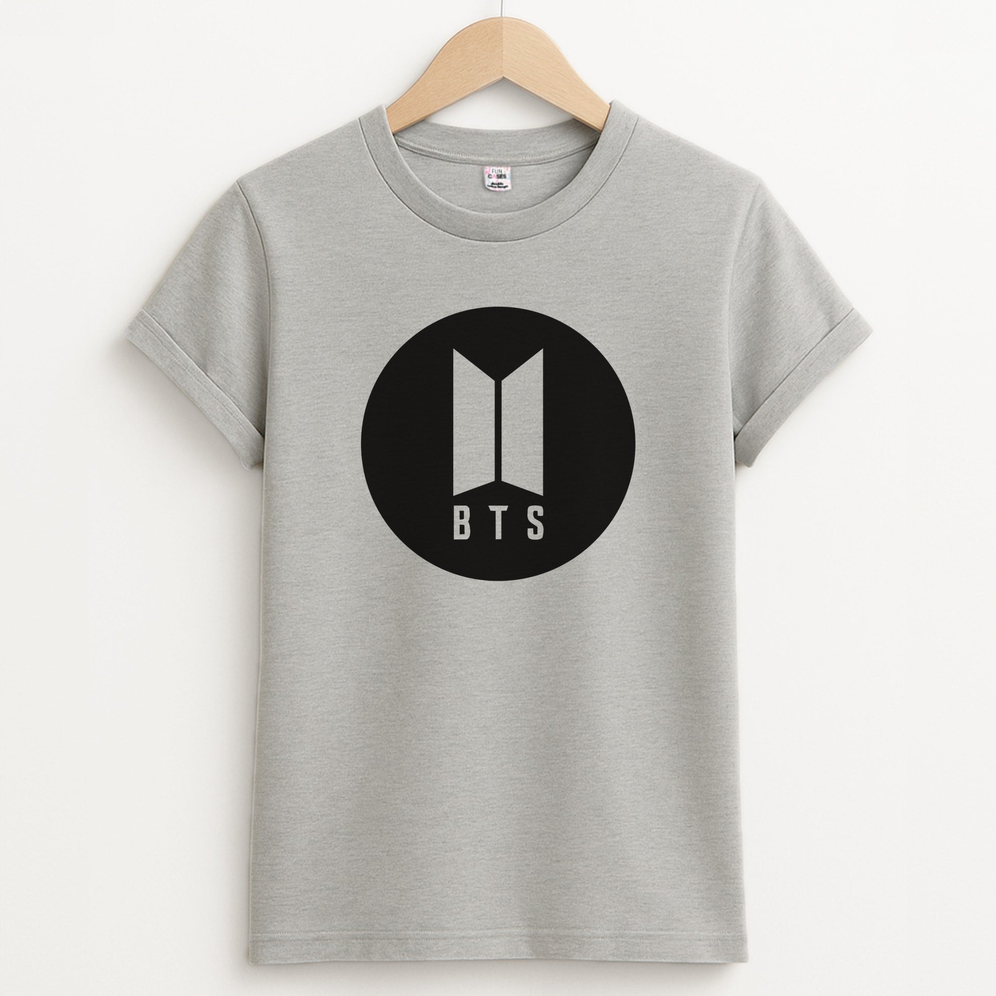 BTS logo Black - K Pop T-Shirt