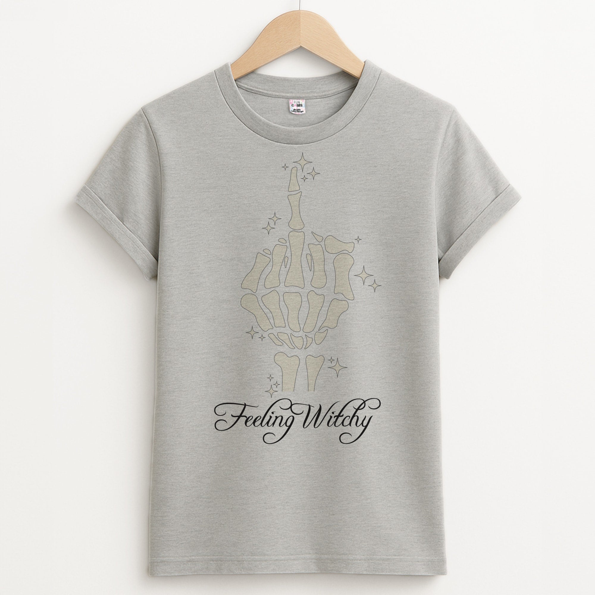 Feeling Witchy Unisex Grey T-Shirt