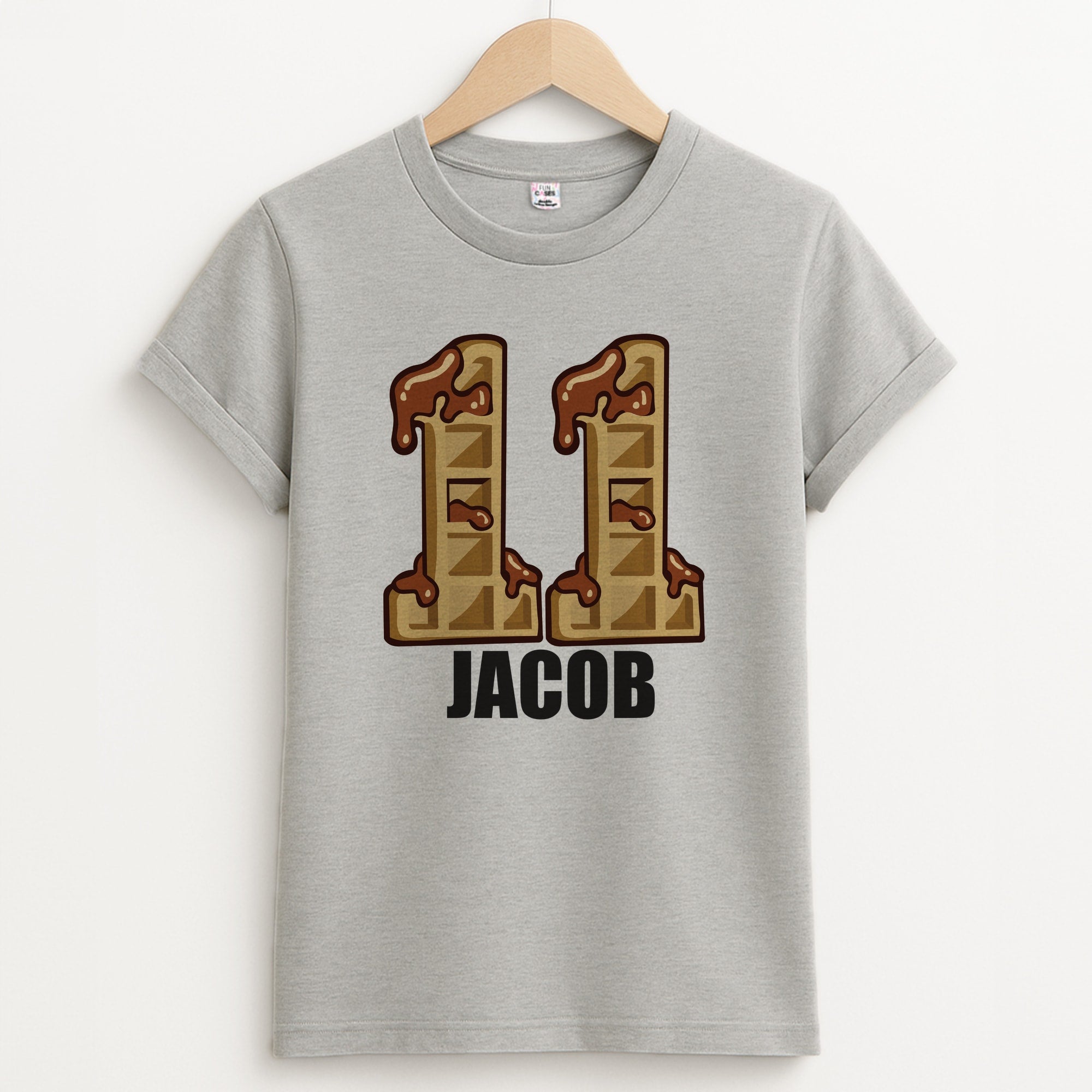 Eleven - Personalised Stranger Unisex Grey T-Shirt