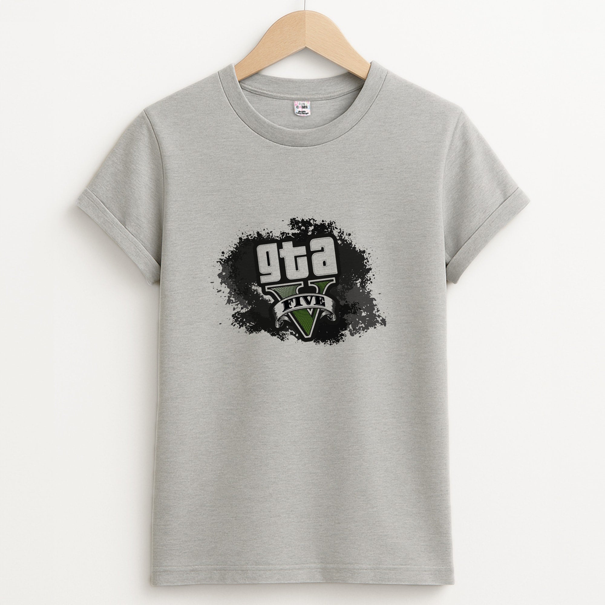 Five - Video Game Unisex Grey T-Shirt