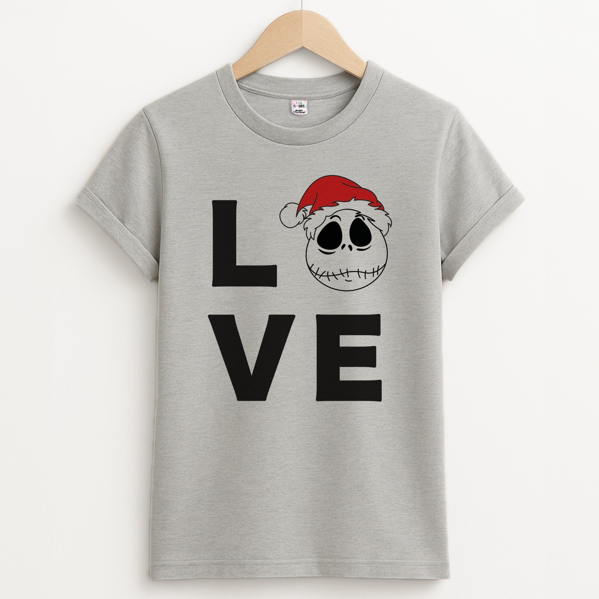 Love Jack Unisex Grey T-Shirt