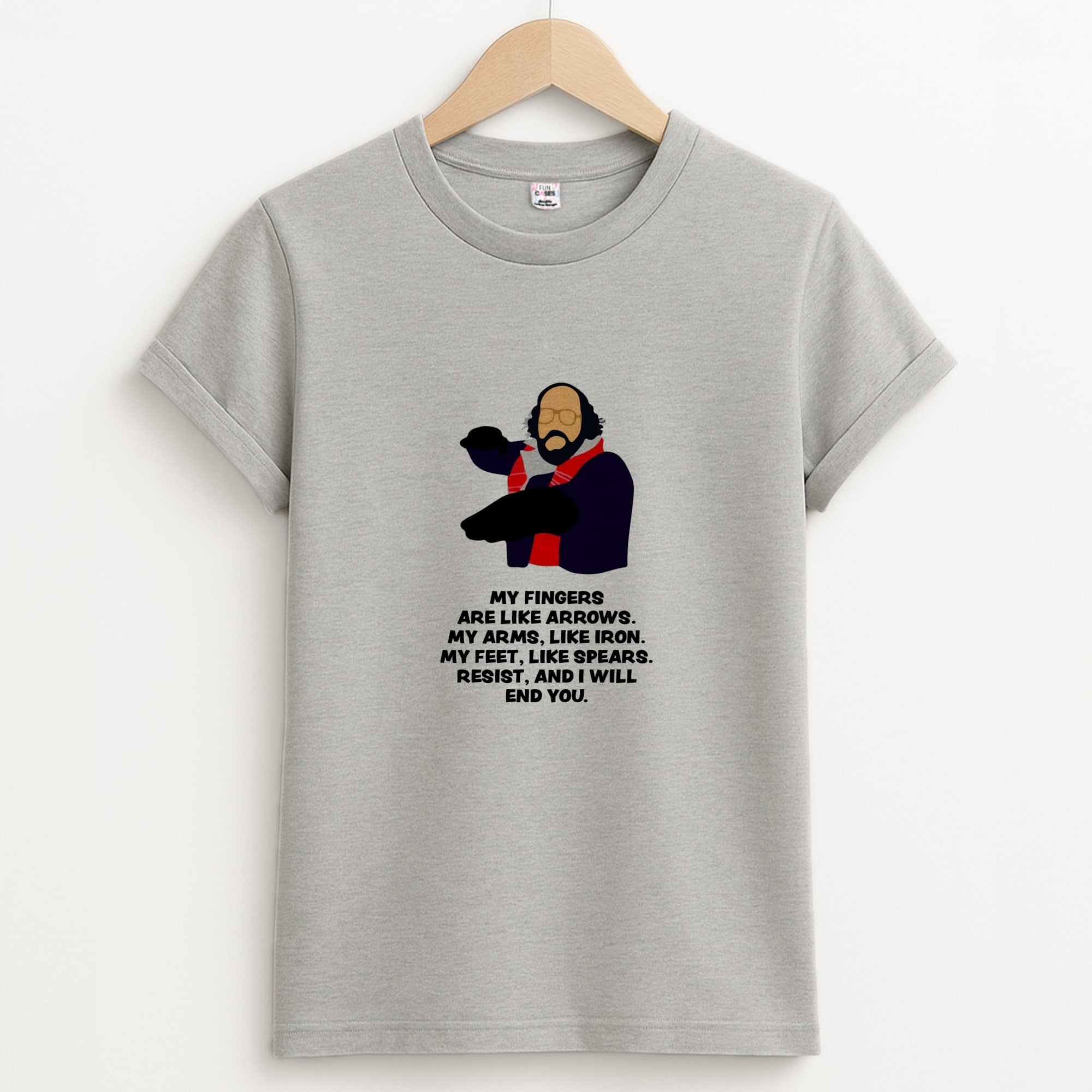Murray Quote Unisex Grey T-Shirt
