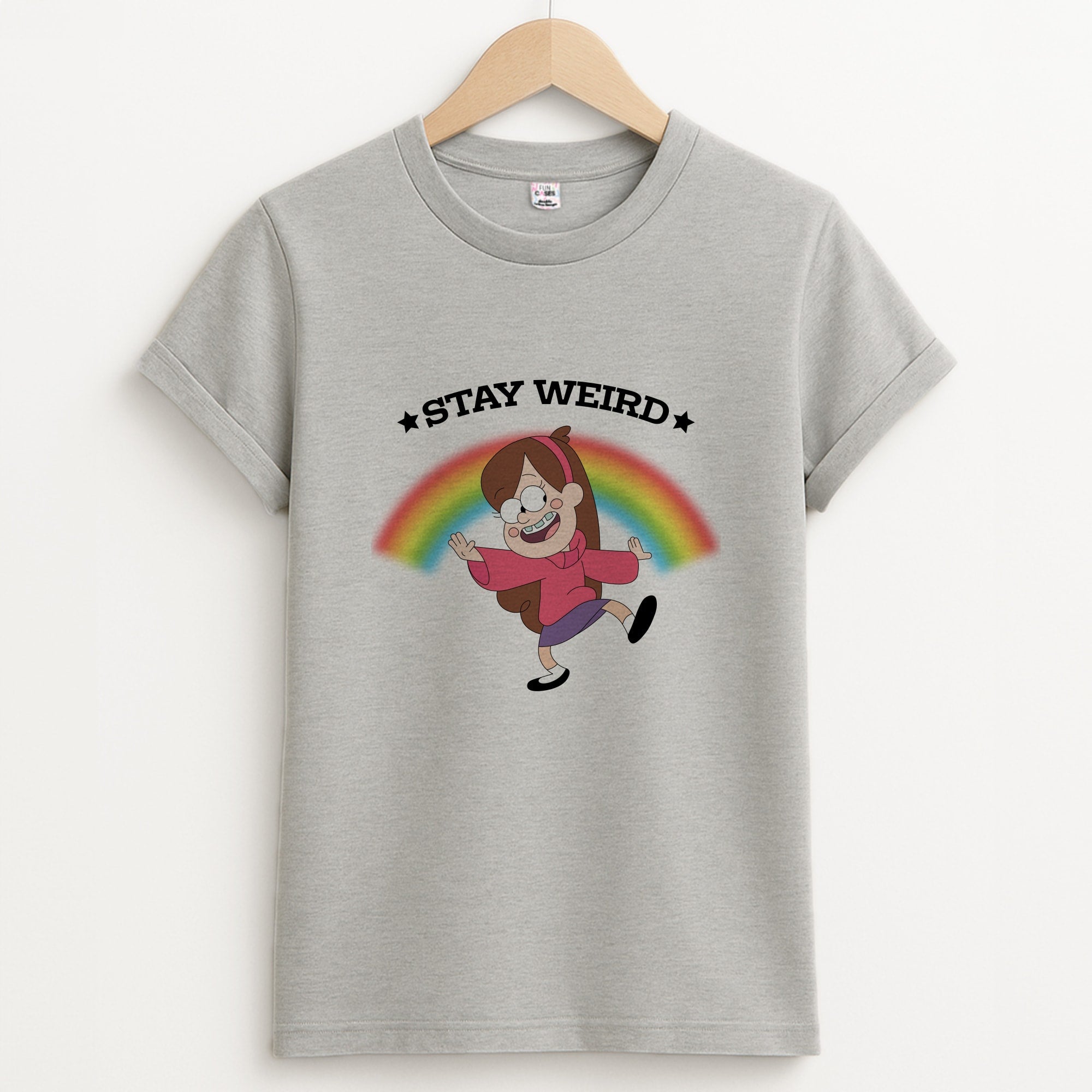 Stay Weird Unisex Grey T-Shirt