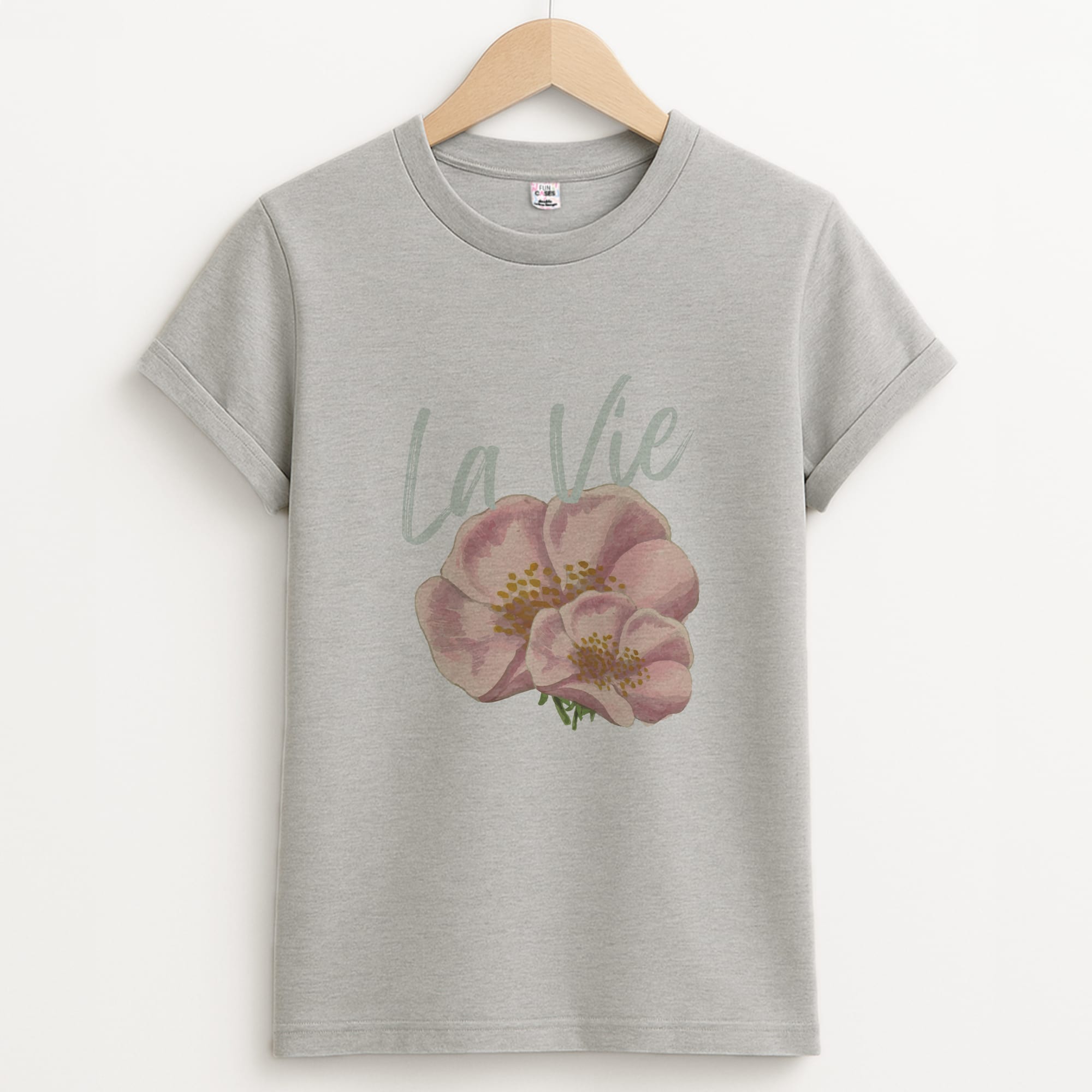 La Vie Unisex Grey T-Shirt