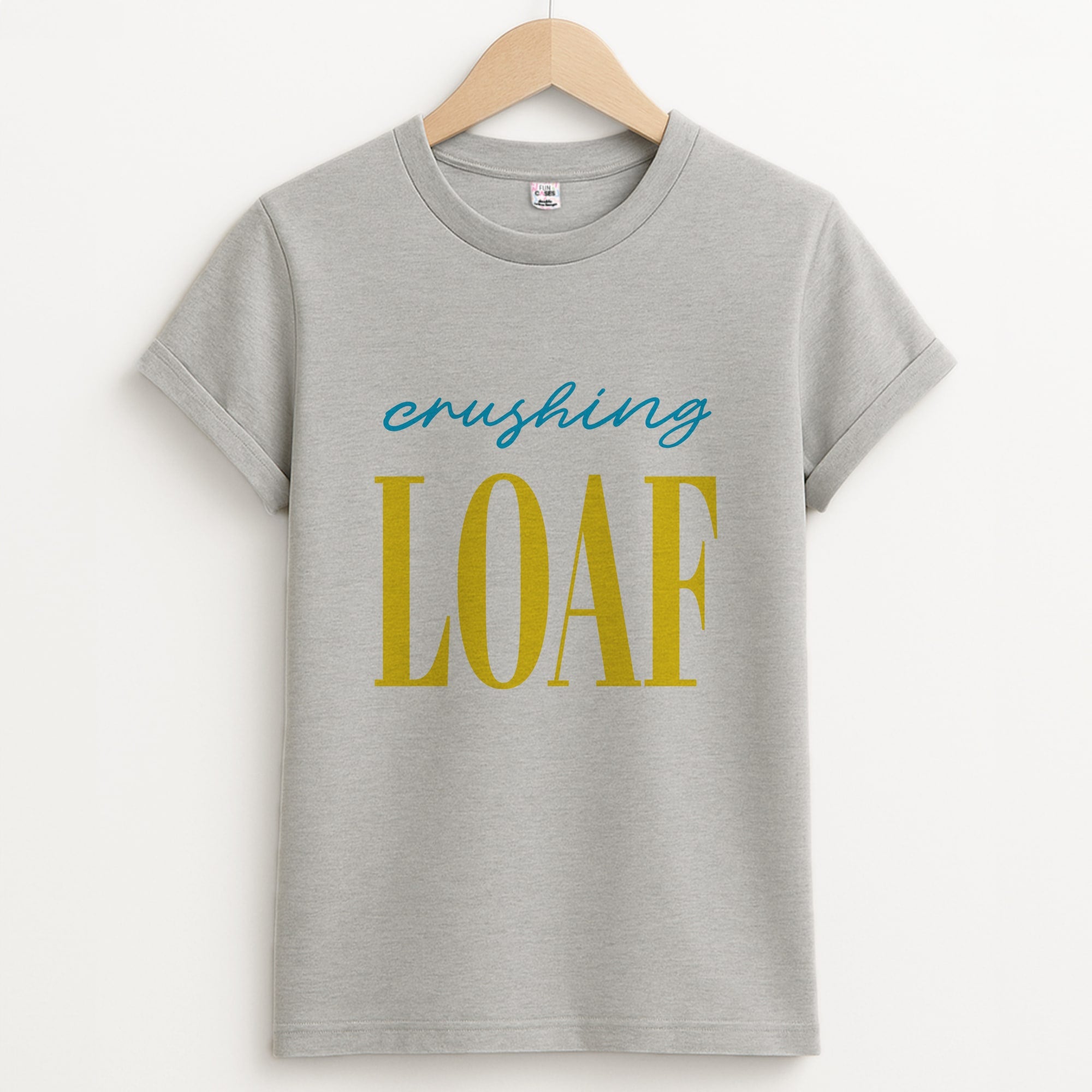 Crushing Loaf Blue Unisex Grey T-Shirt