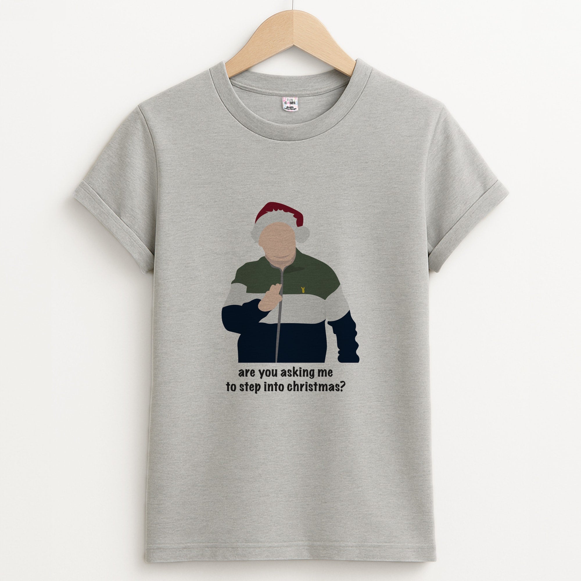 Are You Asking Me To Step Into Christmas - Gavin And Stacey Unisex Grey T-Shirt