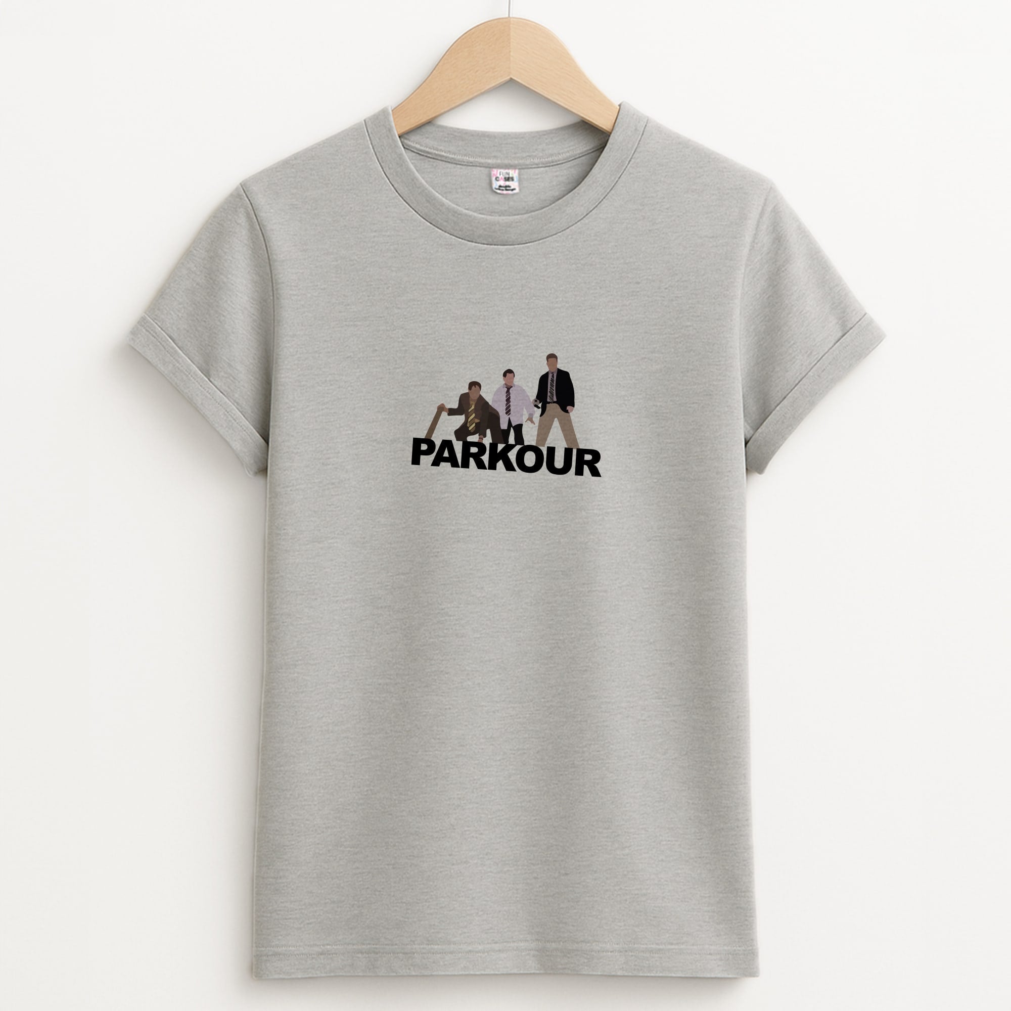 Parkour Unisex Grey T-Shirt