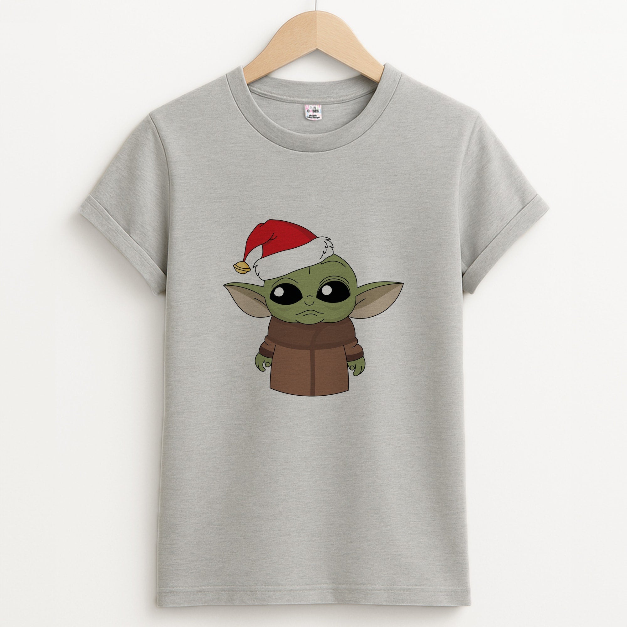 Baby Yoda Unisex Grey T-Shirt