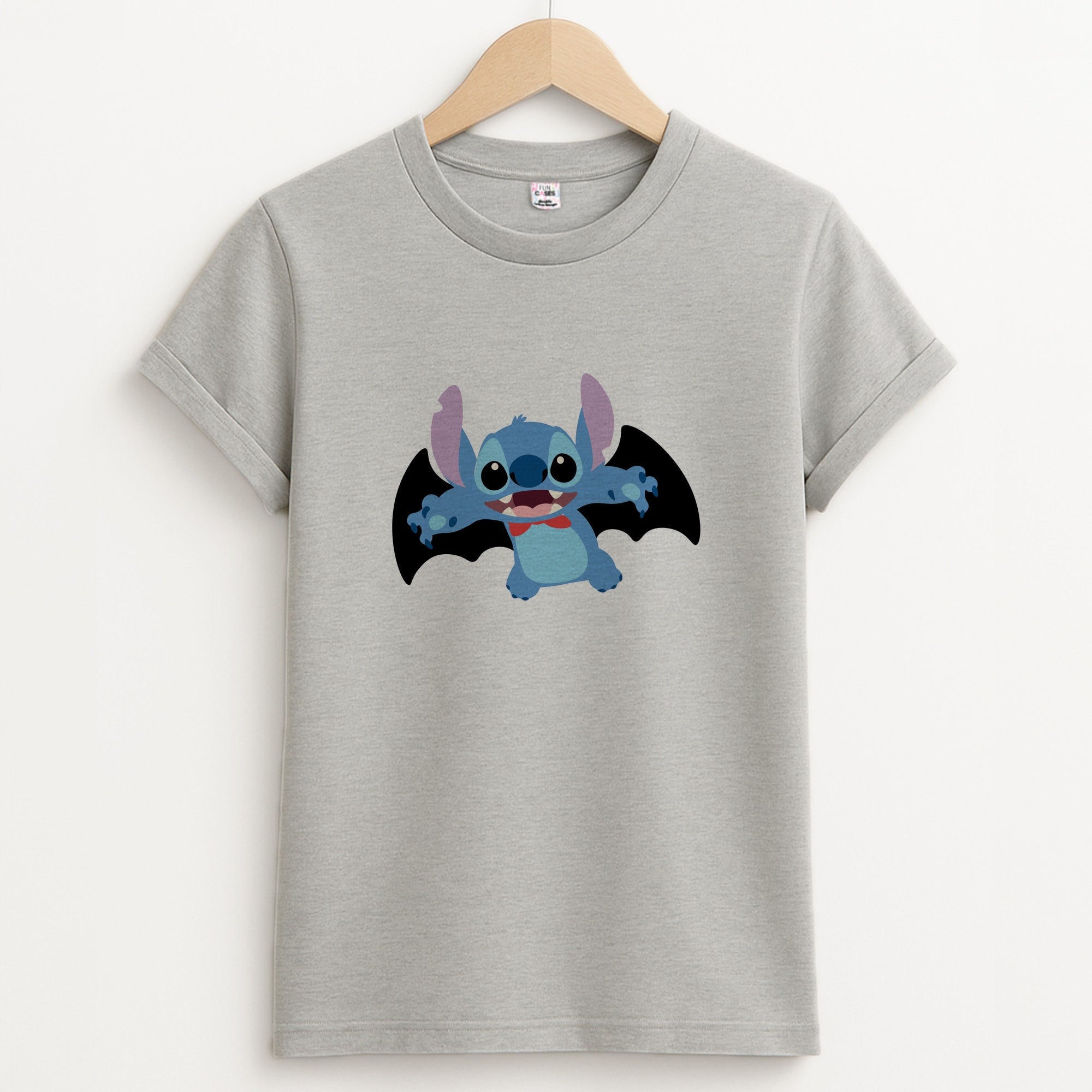 Vampire Alien Blue Halloween T-Shirt