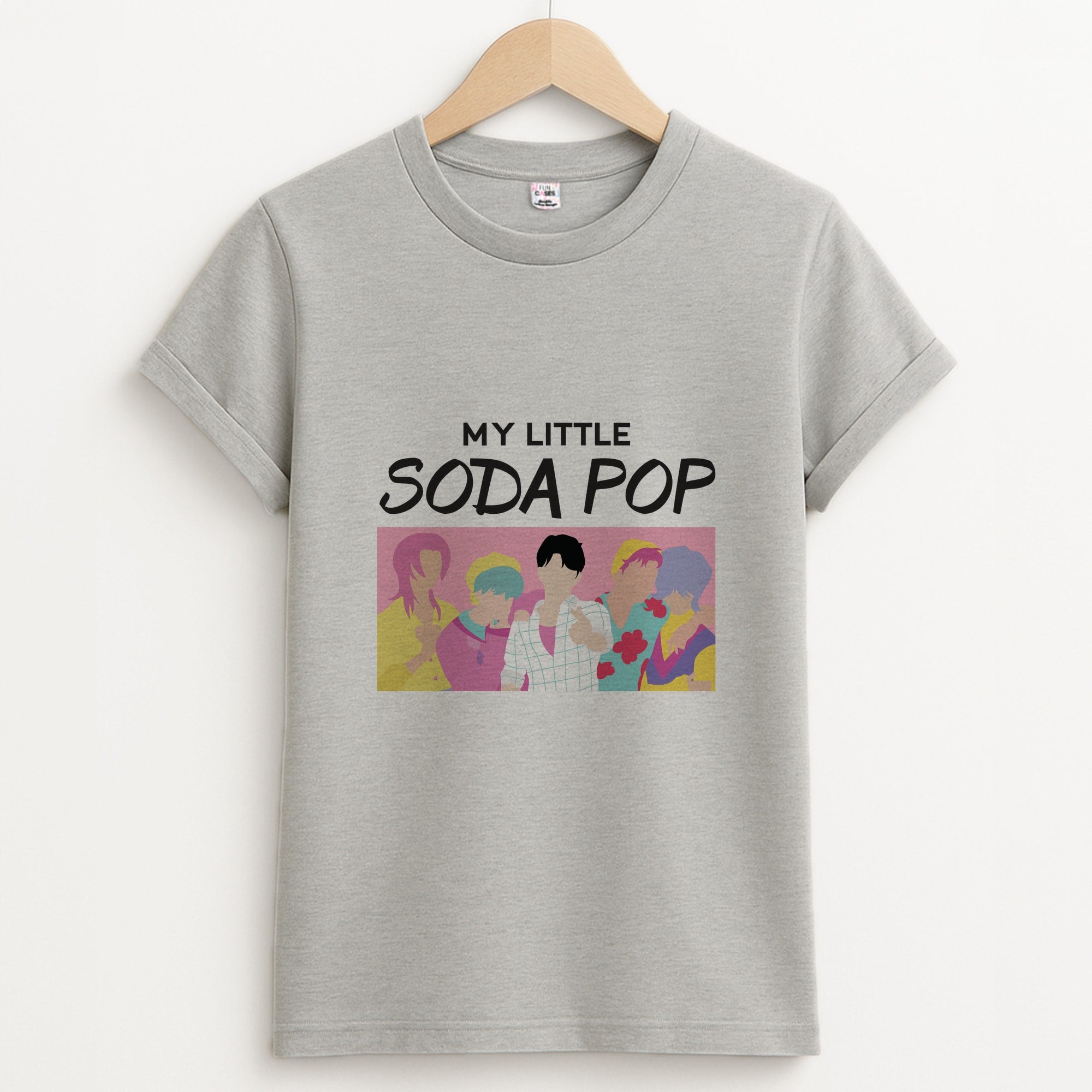 My Little Soda Pop - Kpop Demon Hunters Grey Unisex T-Shirt