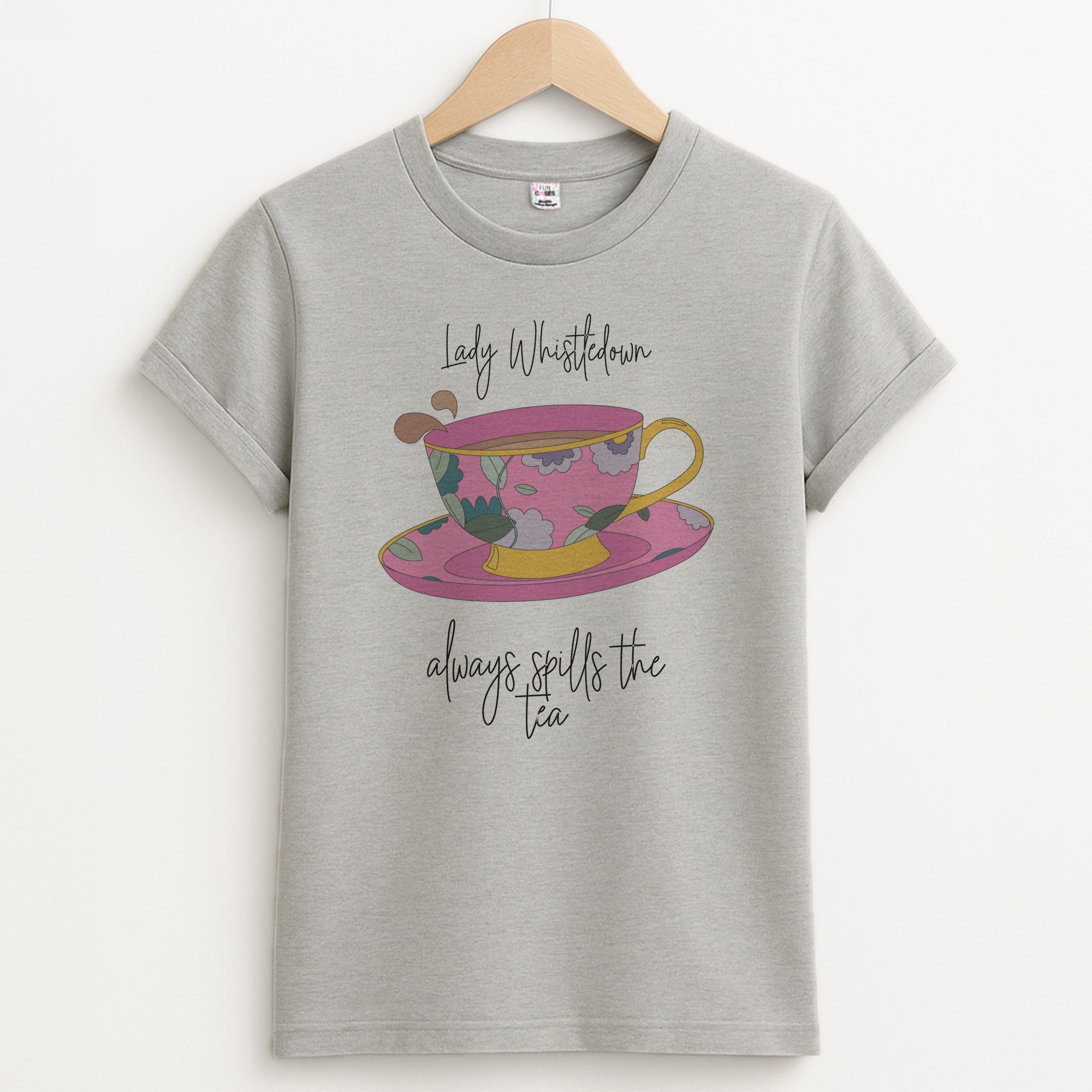 Lady Whistledown Unisex Grey T-Shirt
