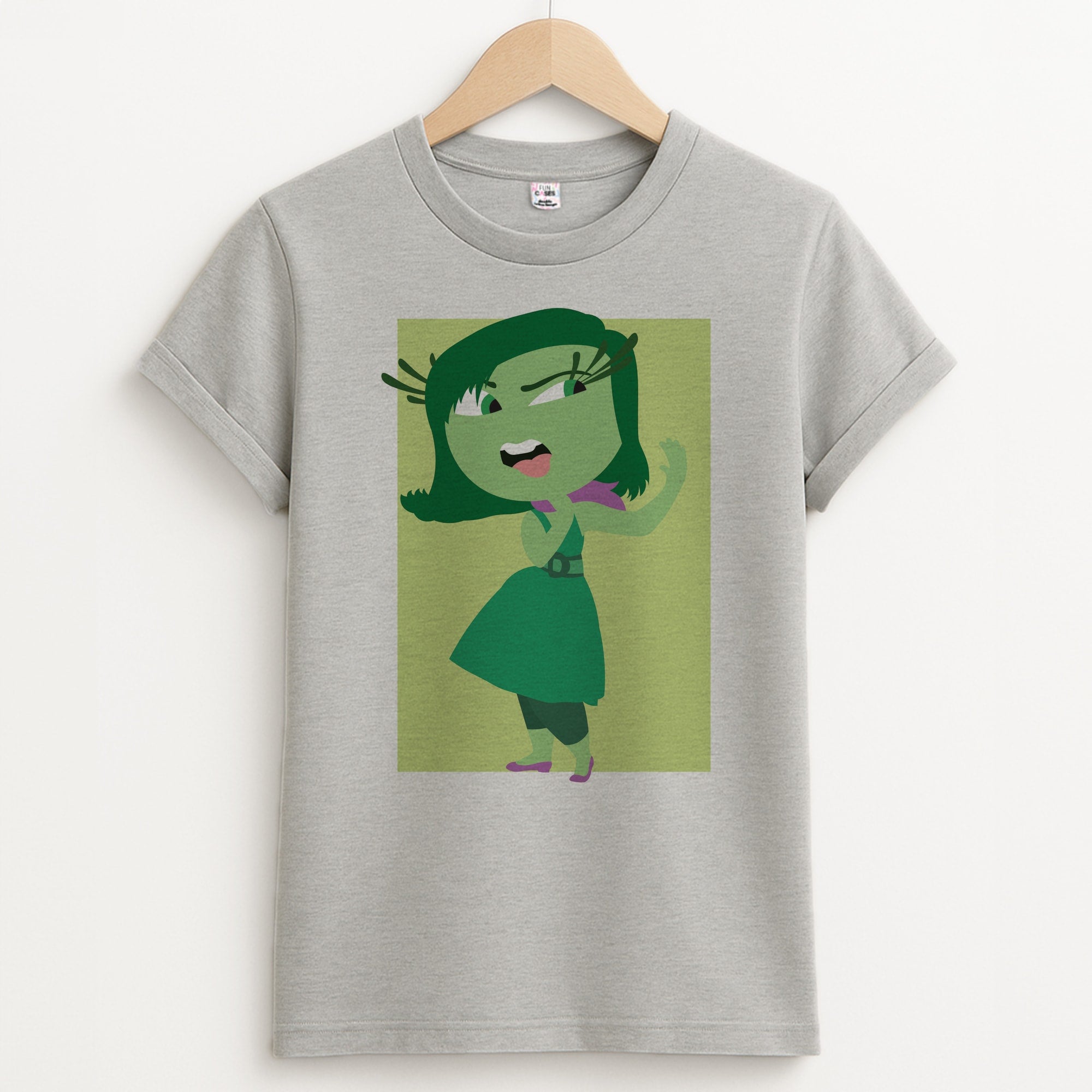 Disgust - Inside Out Unisex Grey T-Shirt