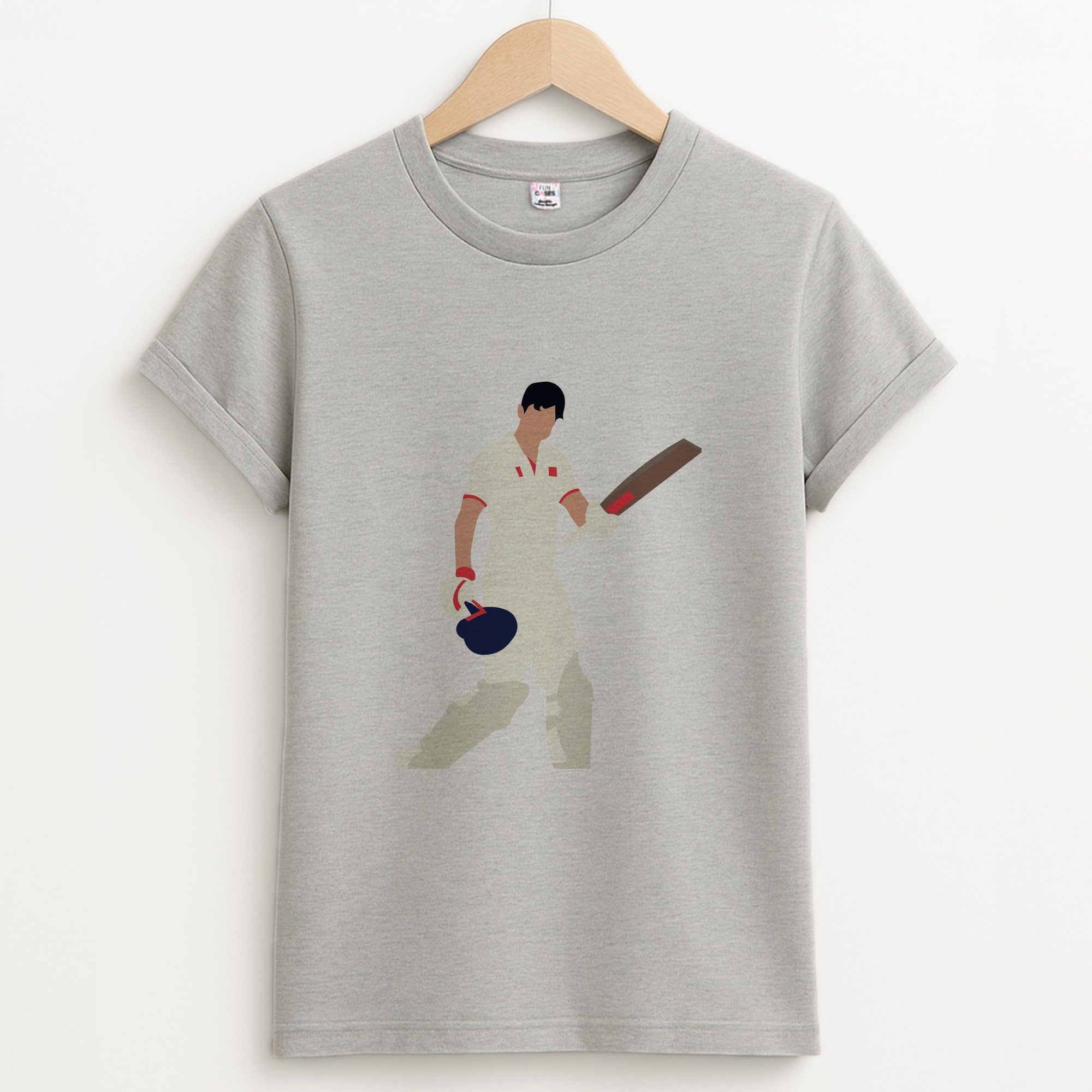 Cook - Cricket Unisex Grey T-Shirt