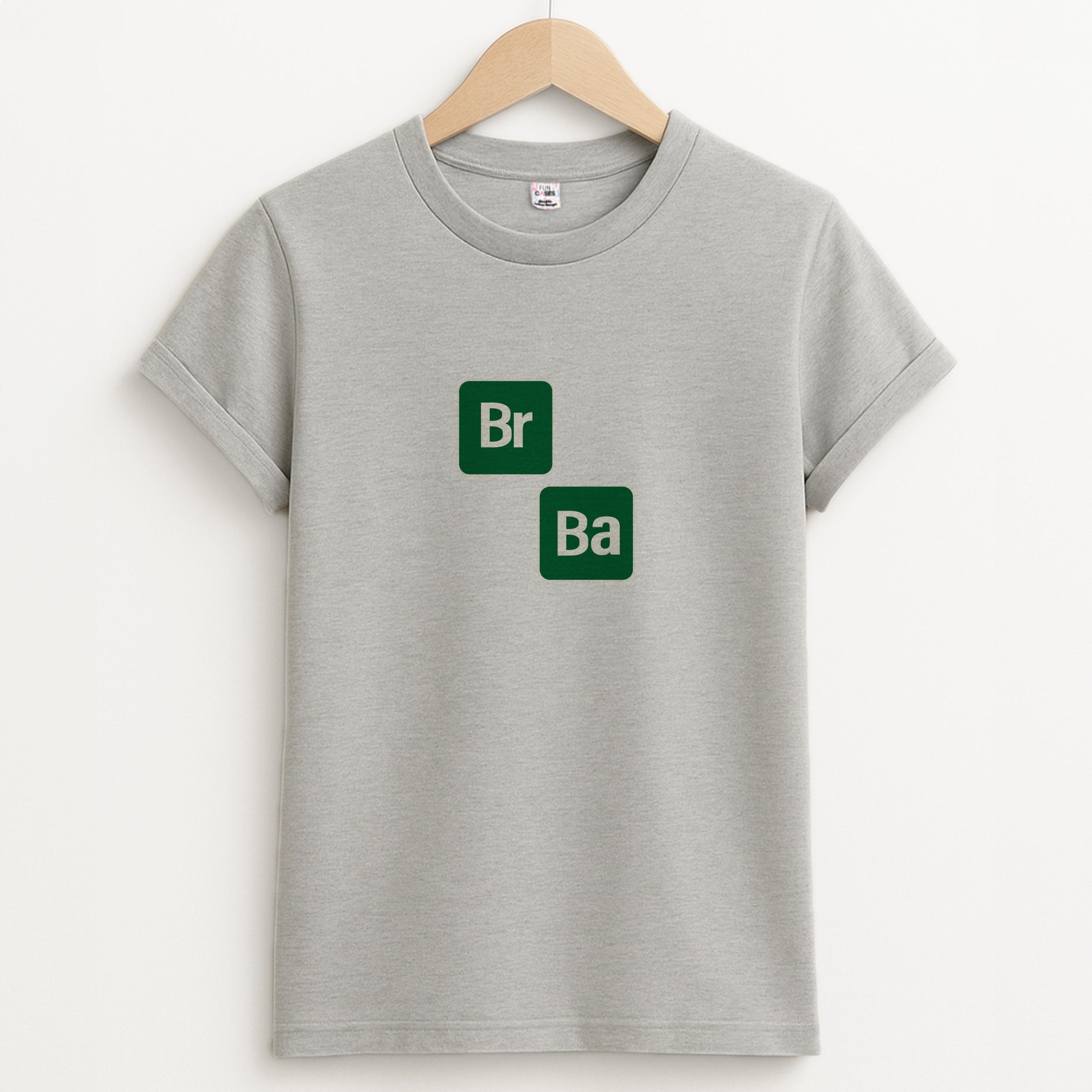 Periodic Table Unisex Grey T-Shirt
