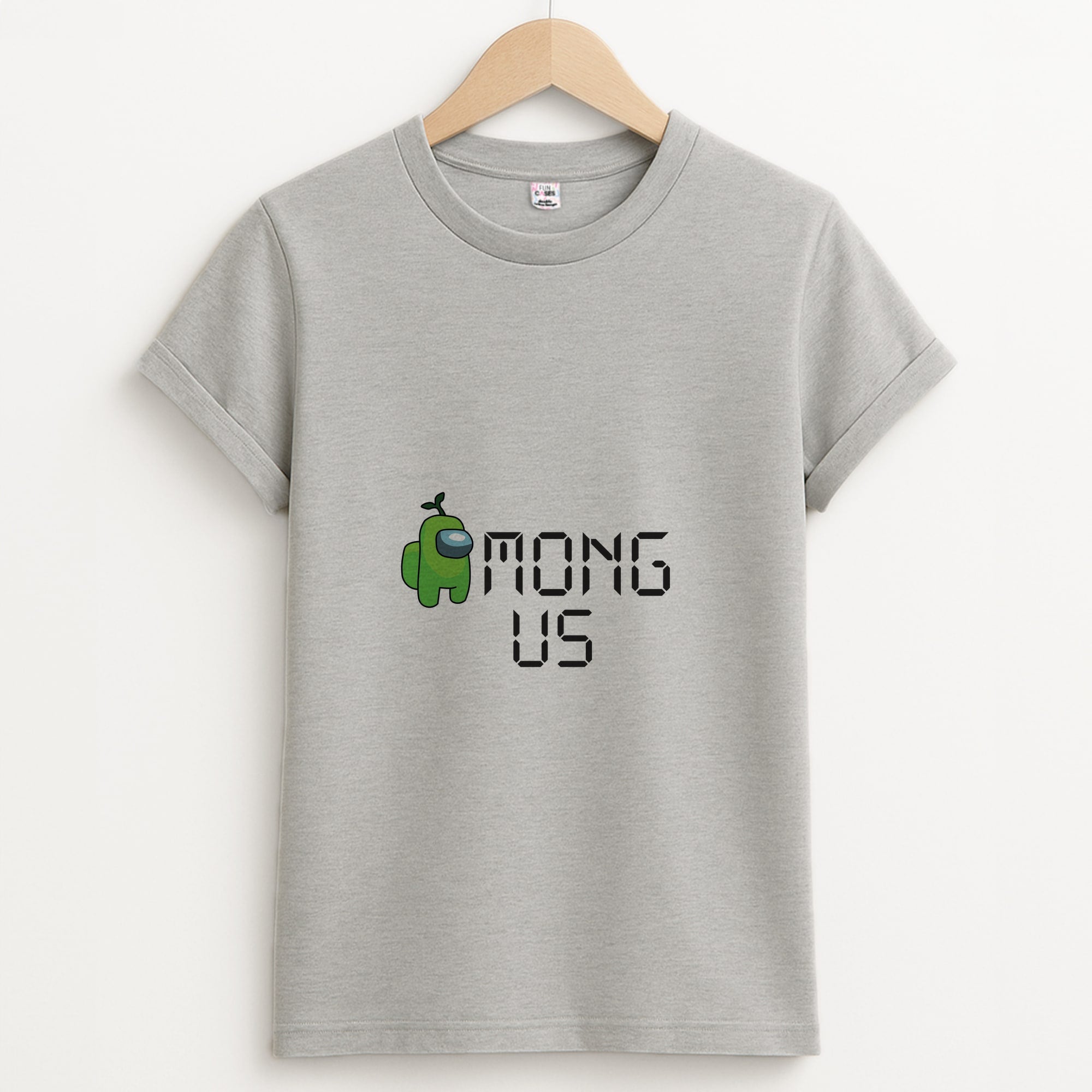 Among Gaming - Green Unisex Grey T-Shirt